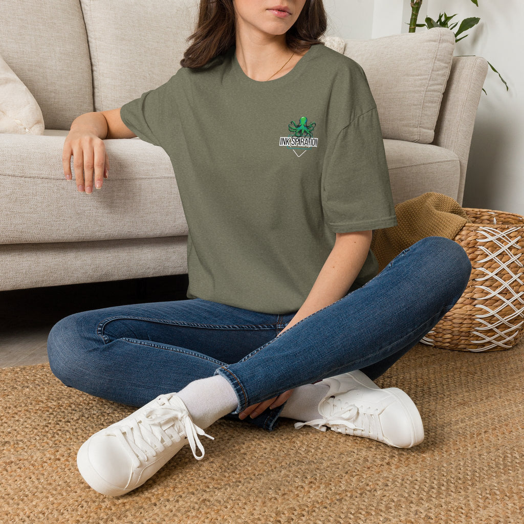Inkspiration T-Shirt — Small Chest Logo, Artist & Tattoo Lover Tee