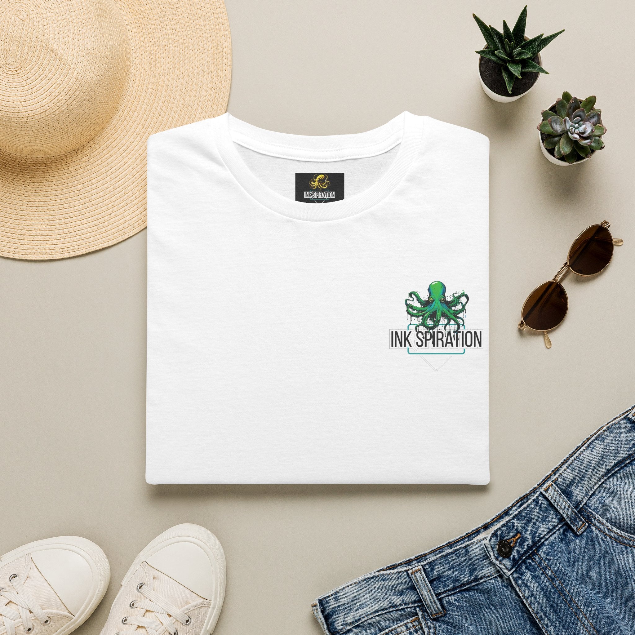 Inkspiration T-Shirt — Small Chest Logo, Artist & Tattoo Lover Tee