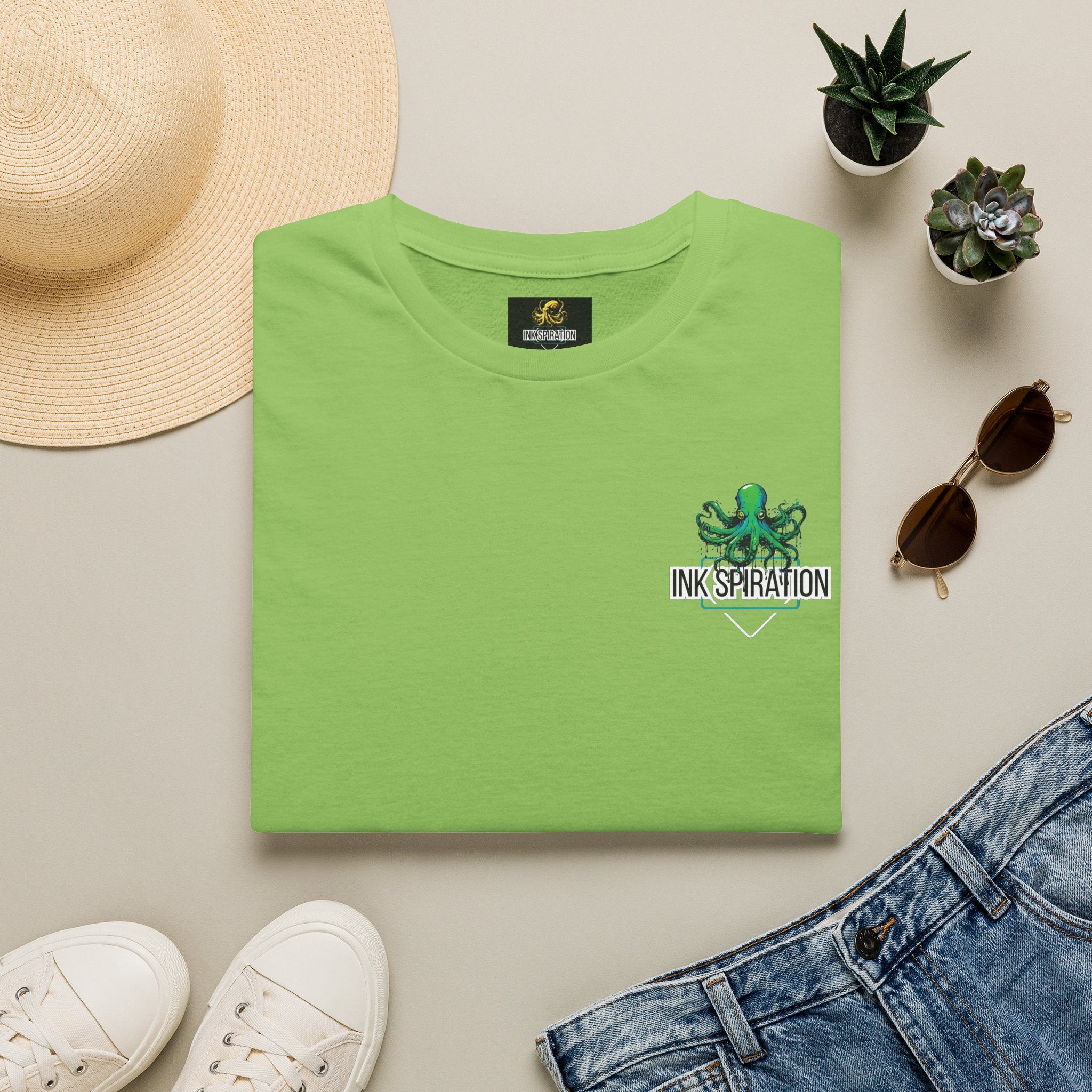 Inkspiration T-Shirt — Small Chest Logo, Artist & Tattoo Lover Tee