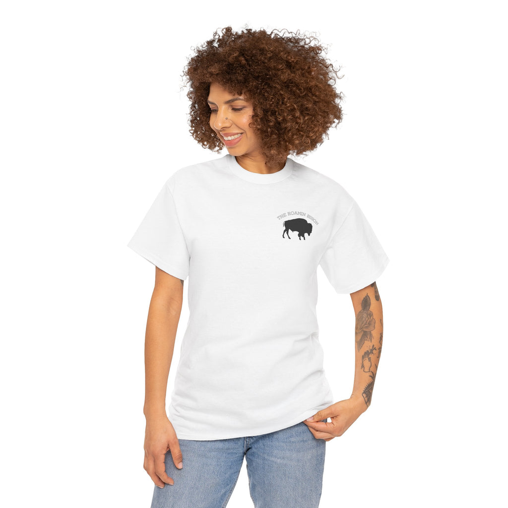 Roamin' Bison Graphic Tee — Vintage Western Bison Shirt