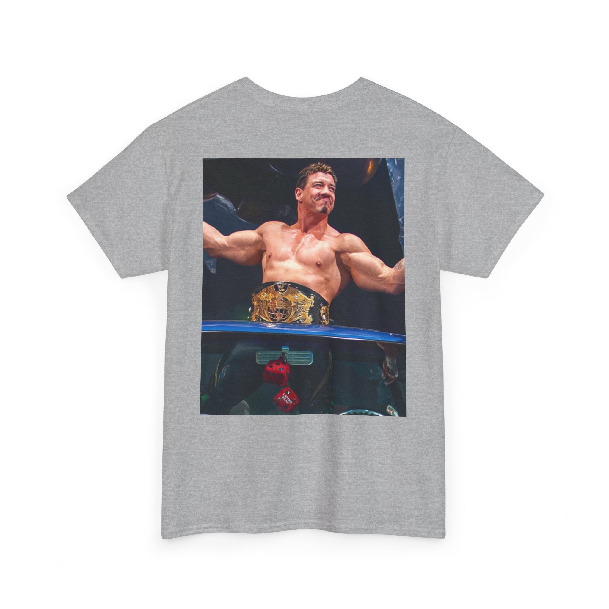 Latino Heat Championship Tee — Vintage Wrestler Photo Graphic T-Shirt