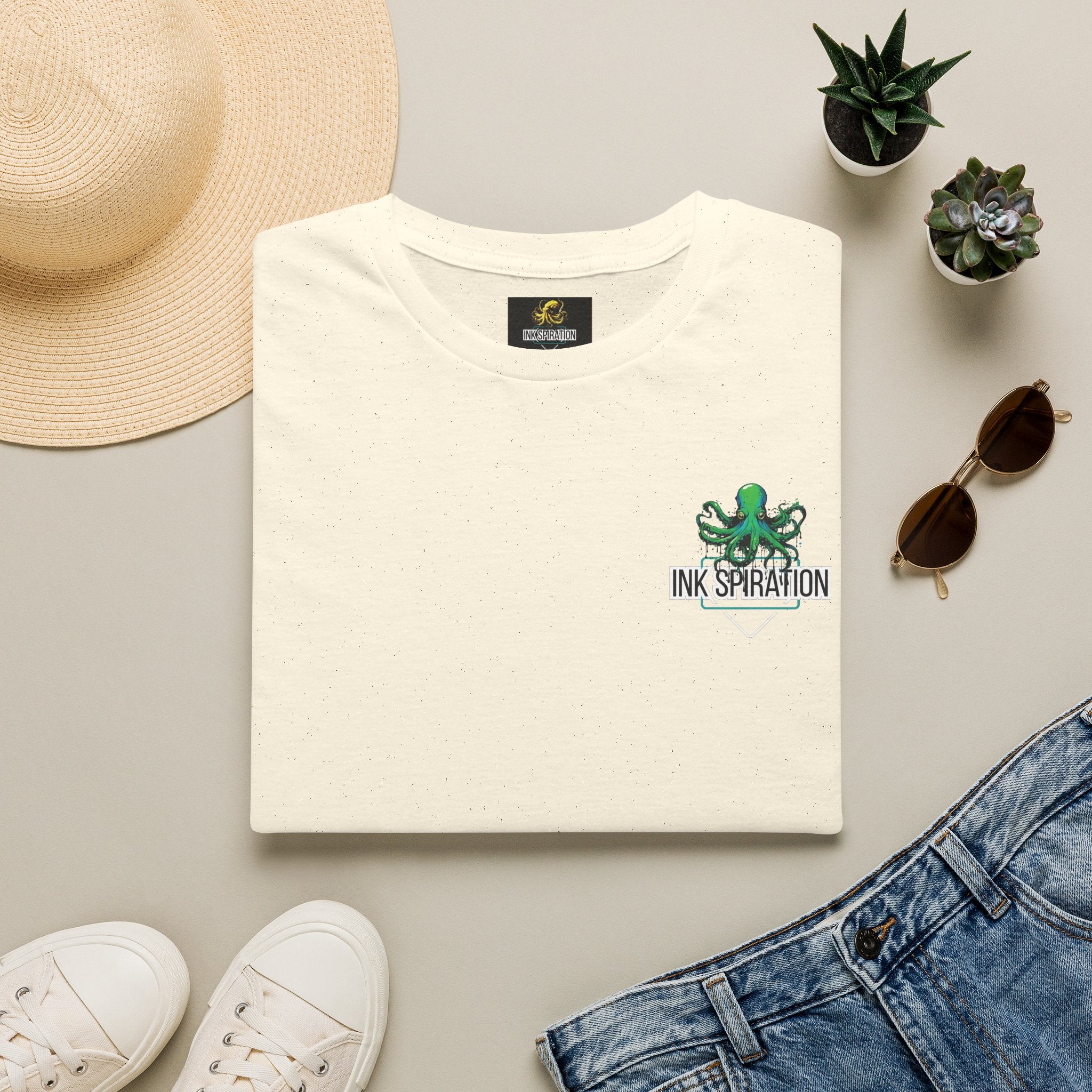 Inkspiration T-Shirt — Small Chest Logo, Artist & Tattoo Lover Tee