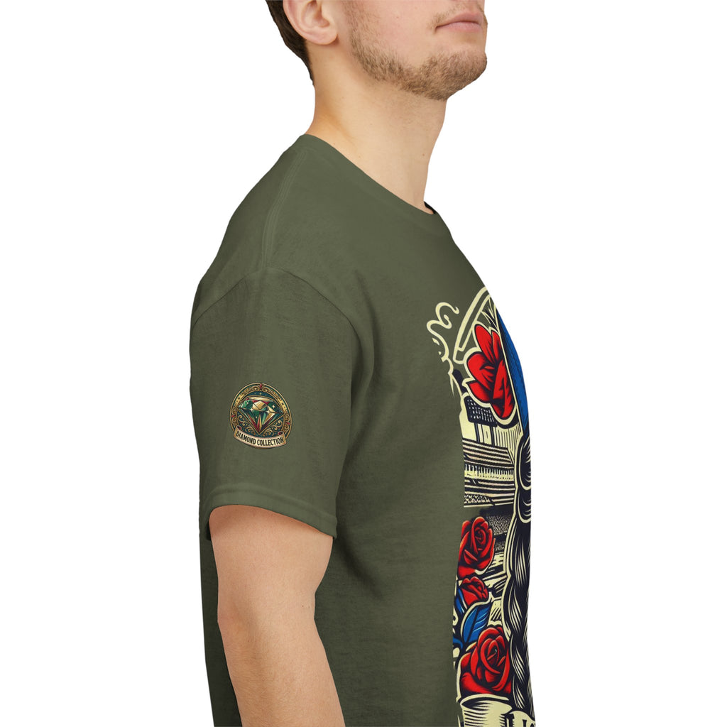 La Reina de L.A.- I Love L.A. Day of the Dead Baseball Shirt