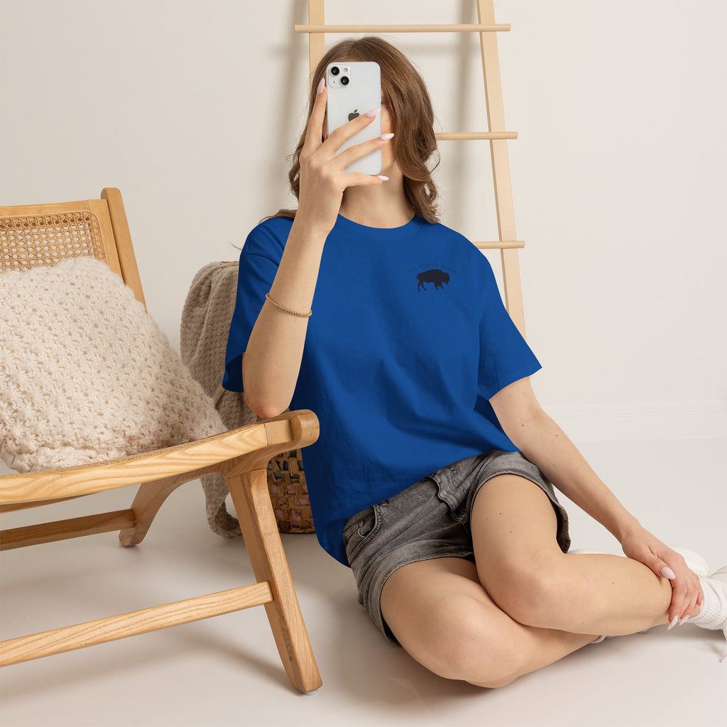 Roamin' Bison Graphic Tee — Vintage Western Bison Shirt