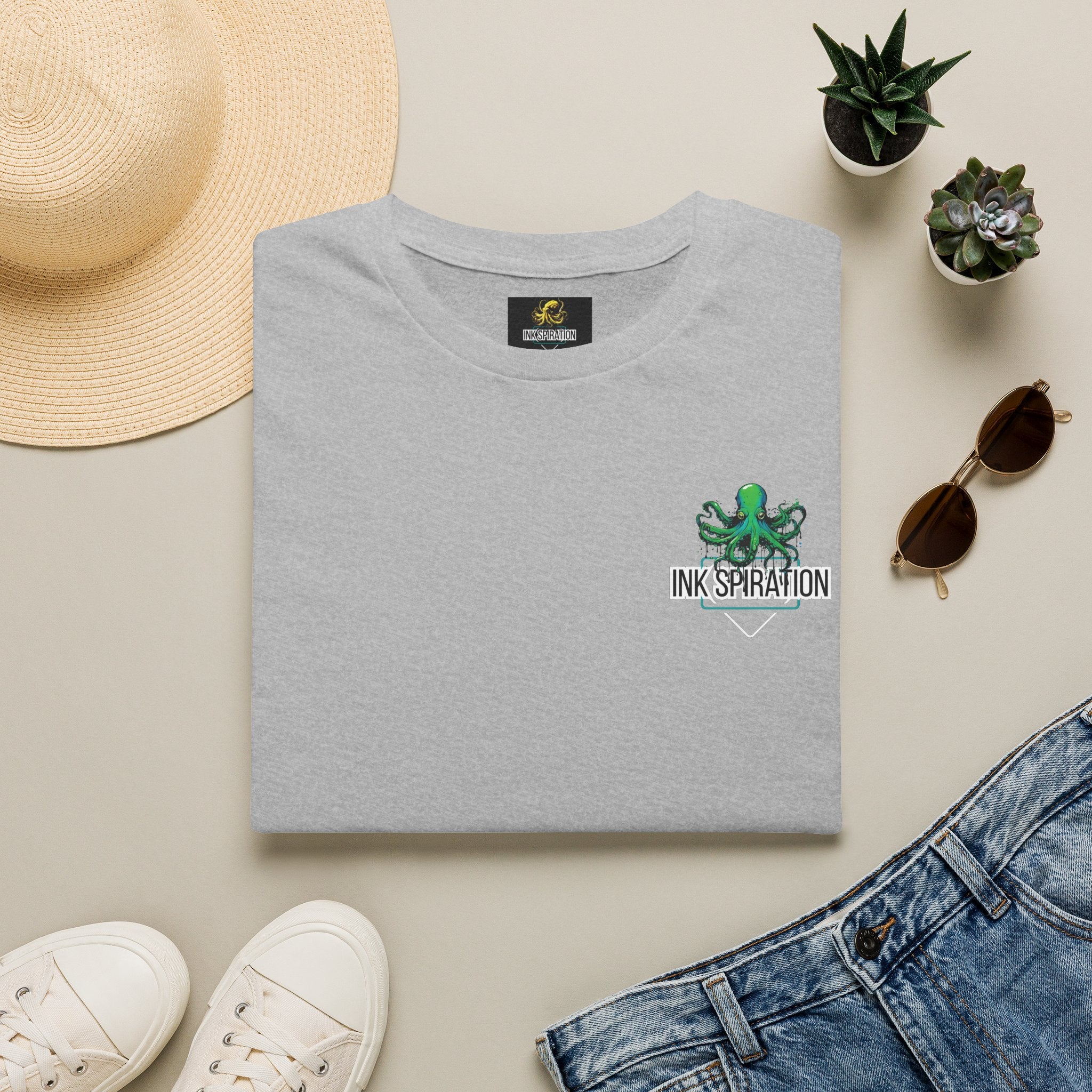 Inkspiration T-Shirt — Small Chest Logo, Artist & Tattoo Lover Tee