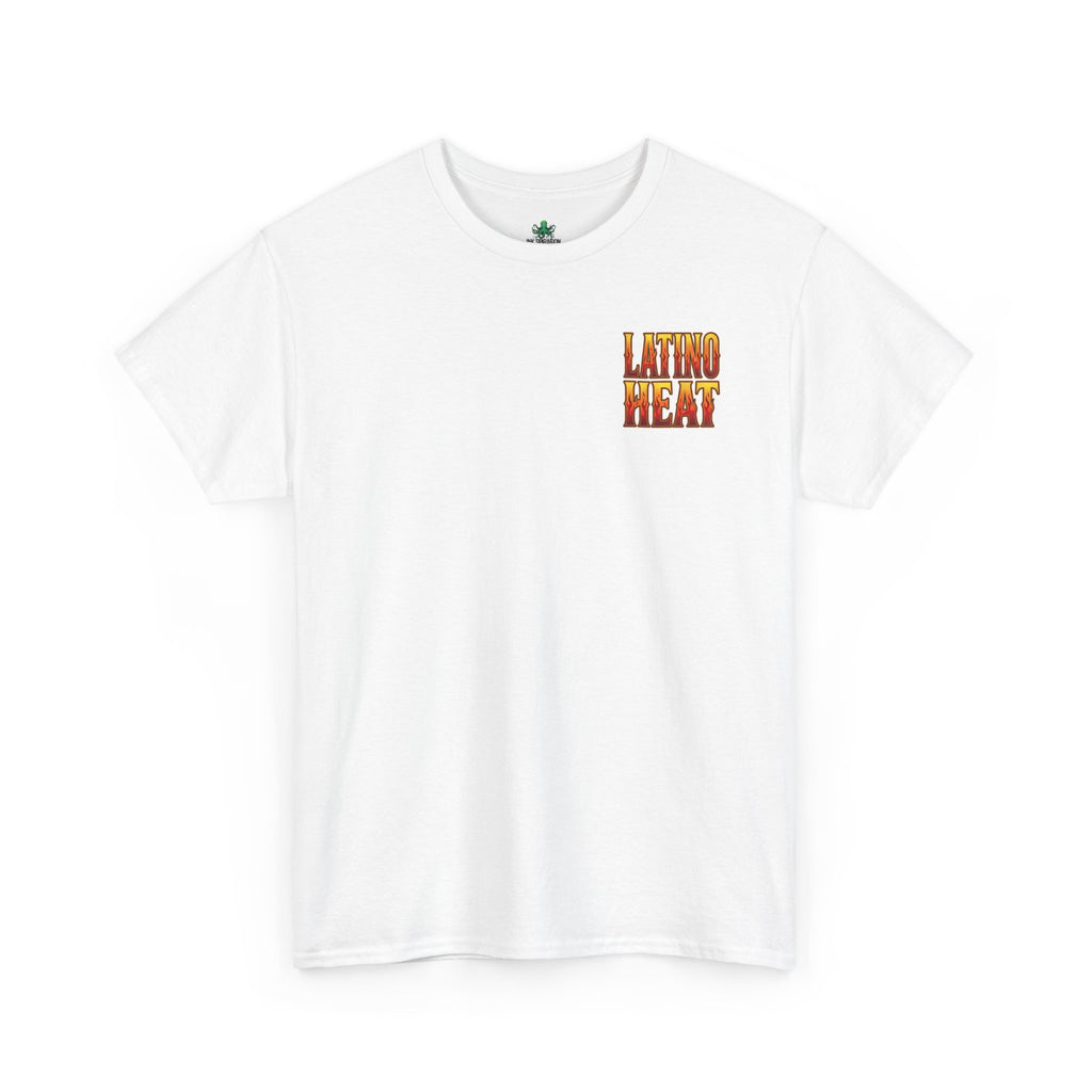 Latino Heat Championship Tee — Vintage Wrestler Photo Graphic T-Shirt