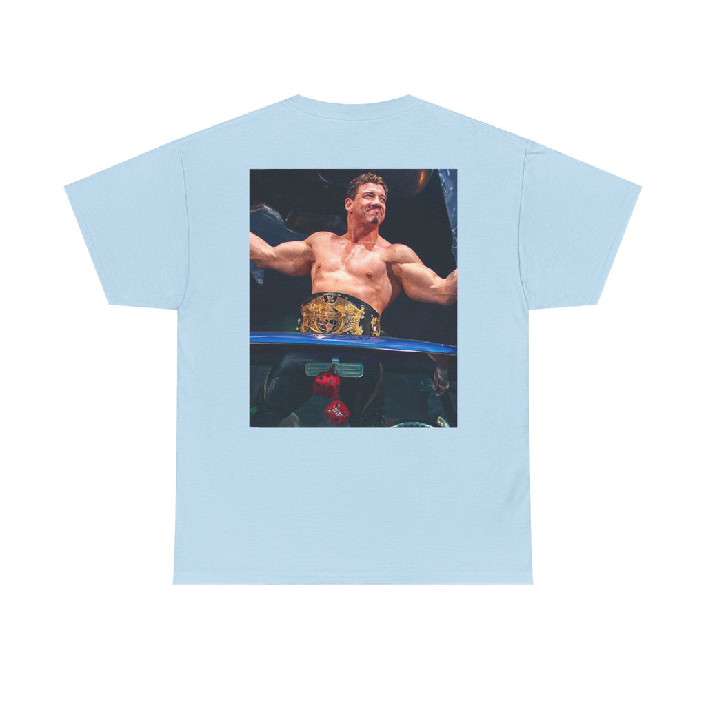 Latino Heat Championship Tee — Vintage Wrestler Photo Graphic T-Shirt