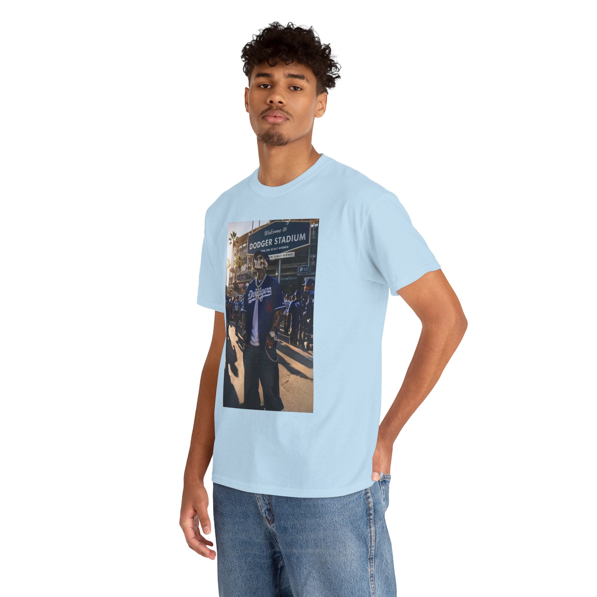 Dodger Stadium Photo Tee — Los Angeles Dodgers Fan T‑Shirt