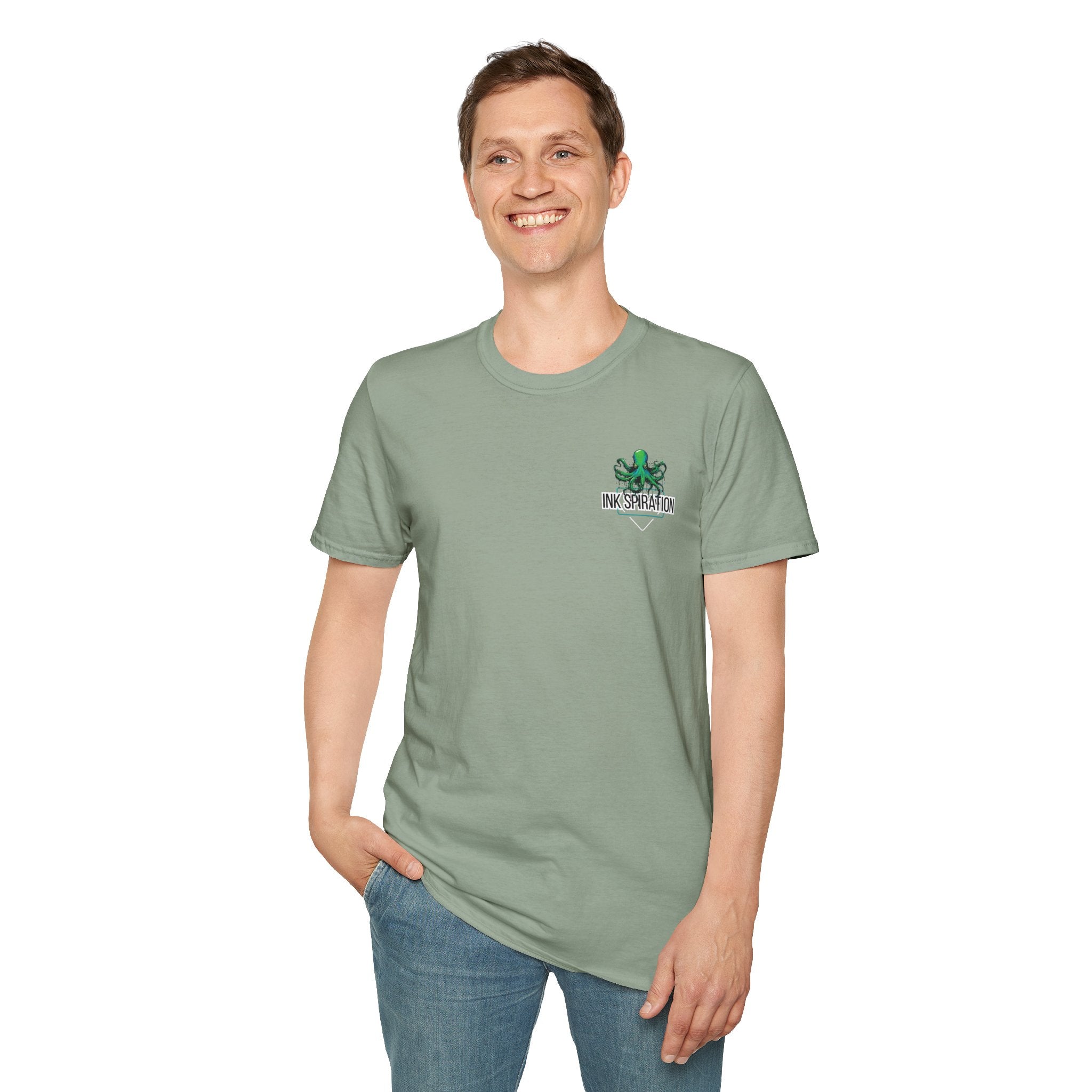 Inkspiration T-Shirt — Small Chest Logo, Artist & Tattoo Lover Tee