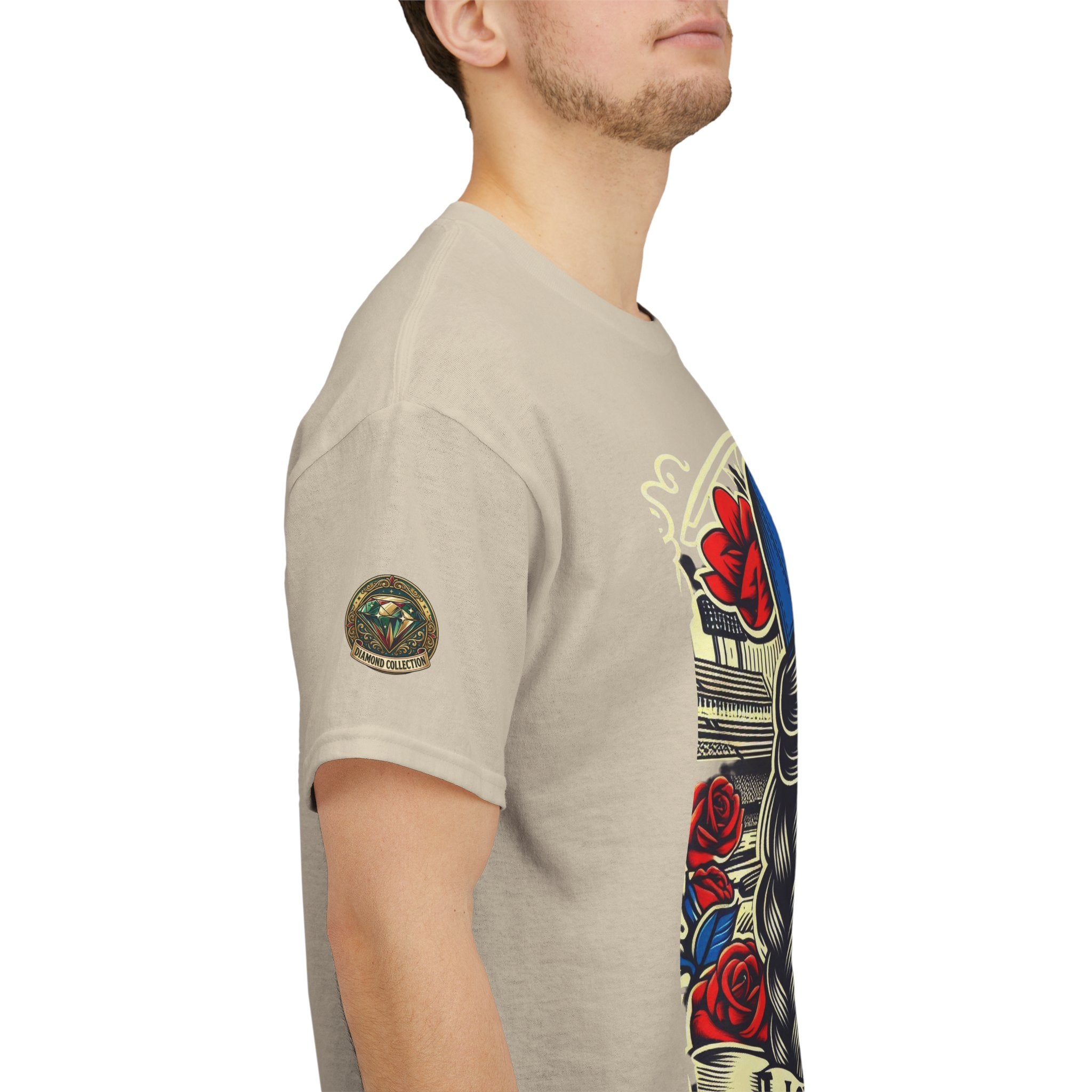 La Reina de L.A.- I Love L.A. Day of the Dead Baseball Shirt