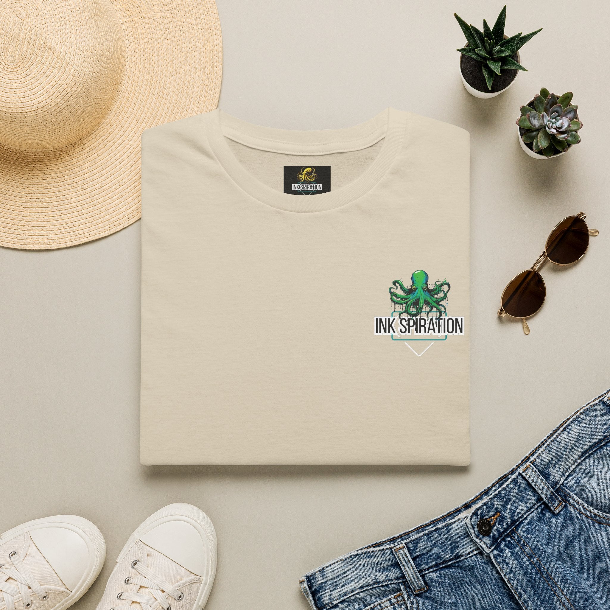 Inkspiration T-Shirt — Small Chest Logo, Artist & Tattoo Lover Tee
