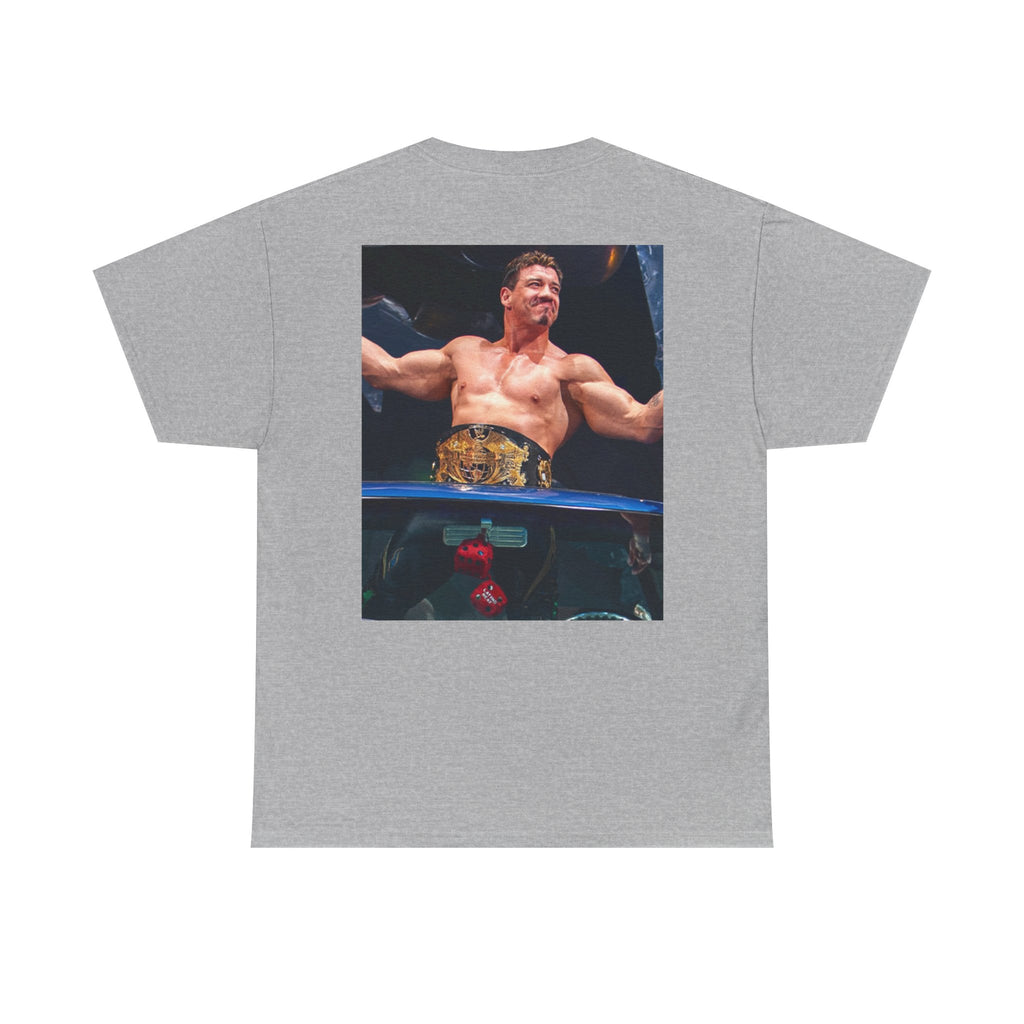 Latino Heat Championship Tee — Vintage Wrestler Photo Graphic T-Shirt