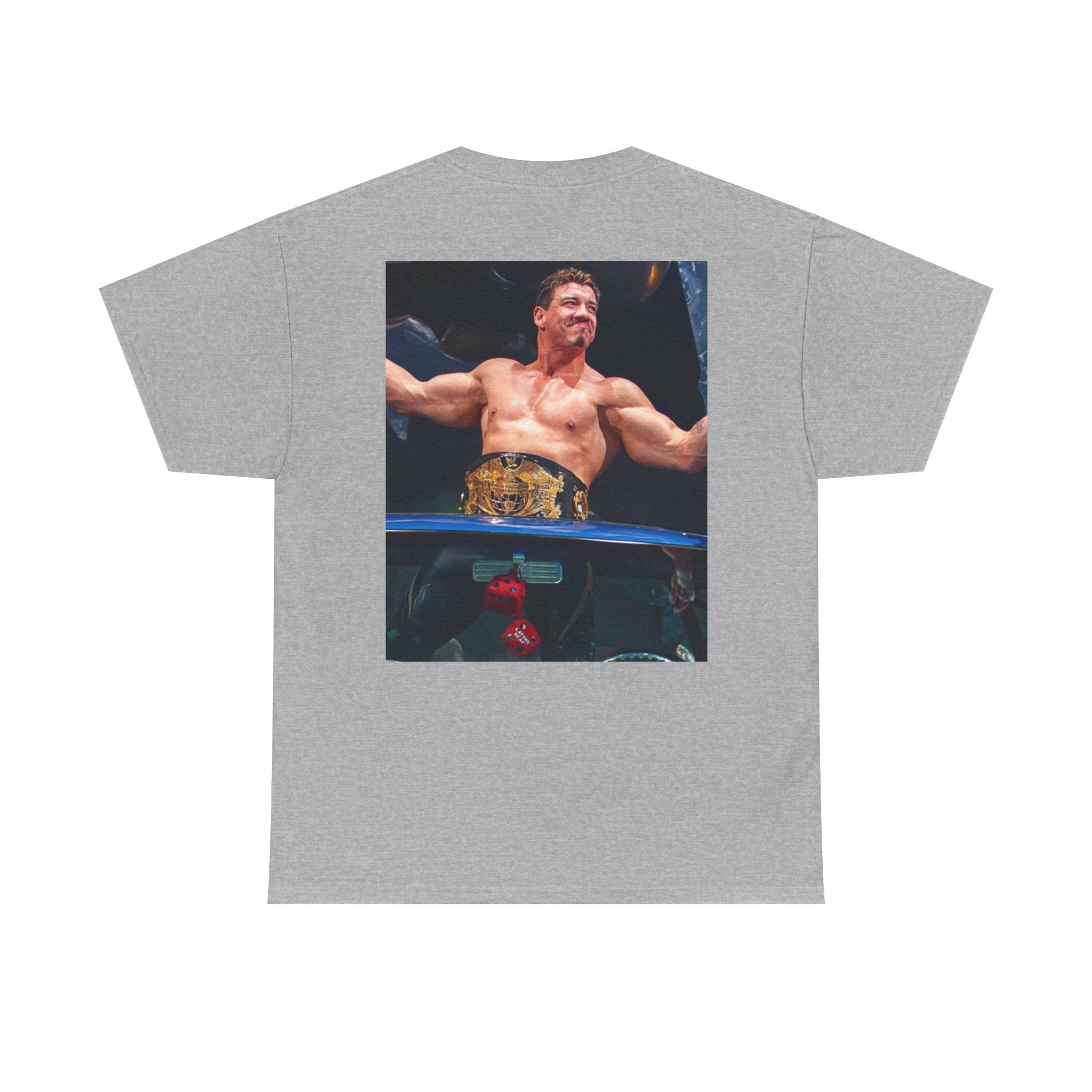 Latino Heat Championship Tee — Vintage Wrestler Photo Graphic T-Shirt