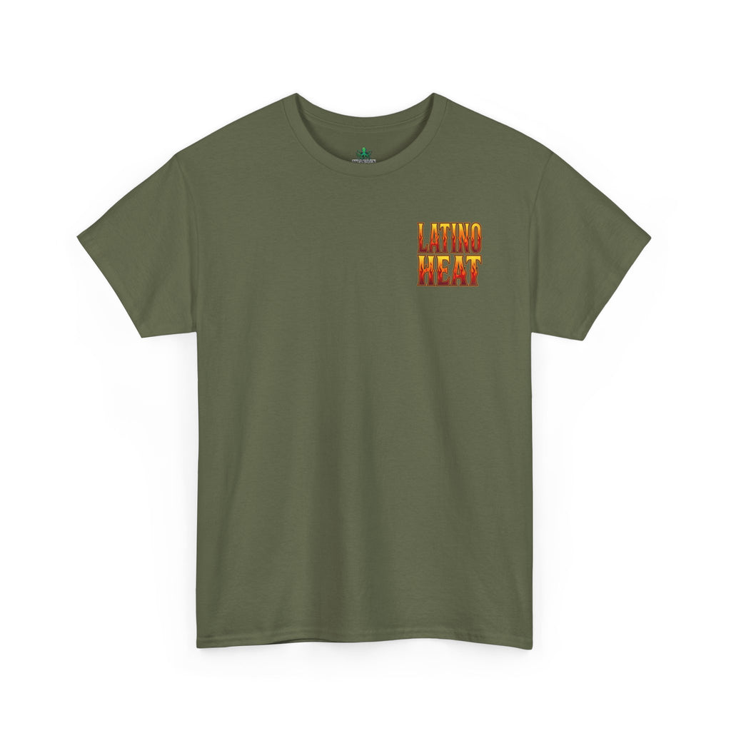 Latino Heat Championship Tee — Vintage Wrestler Photo Graphic T-Shirt