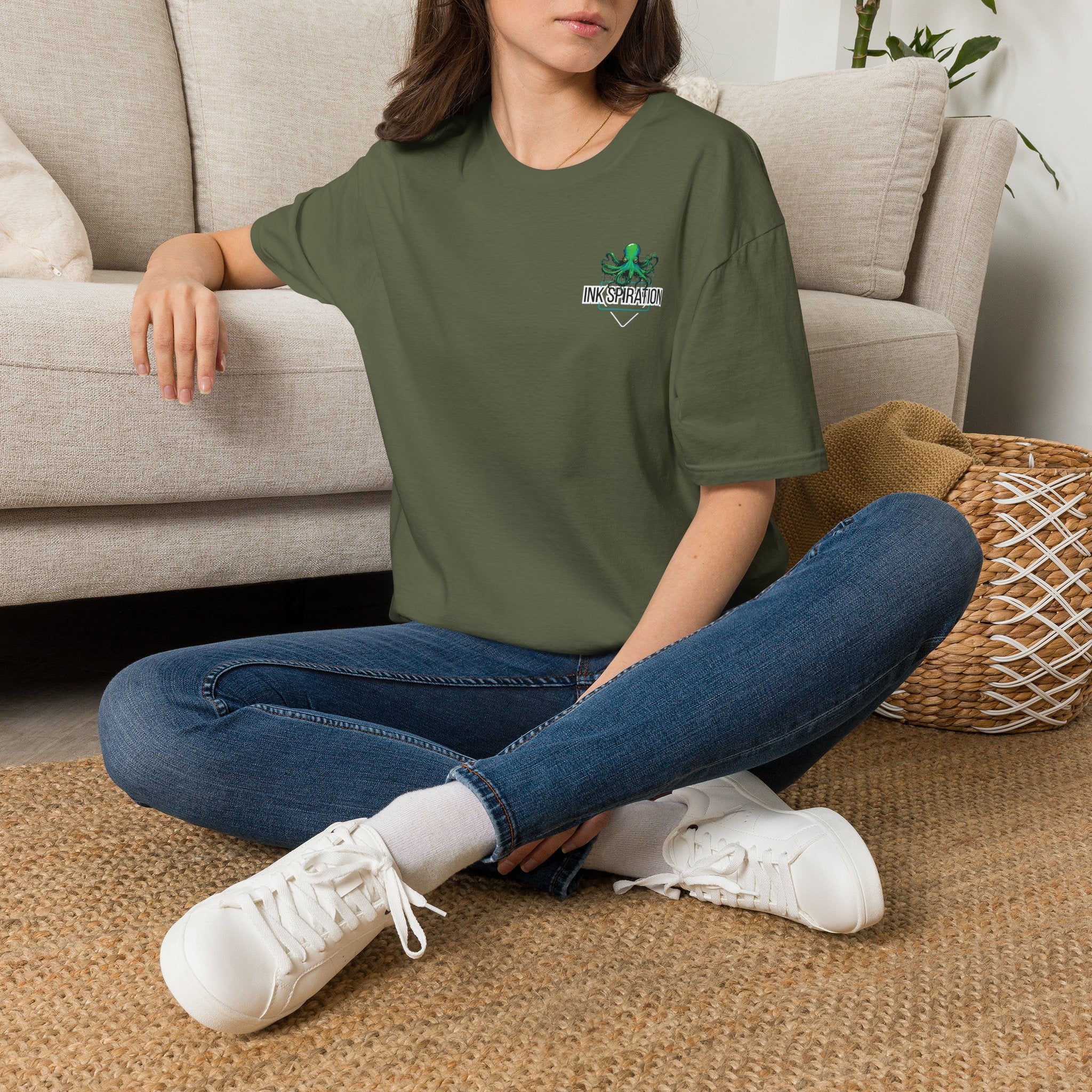 Inkspiration T-Shirt — Small Chest Logo, Artist & Tattoo Lover Tee