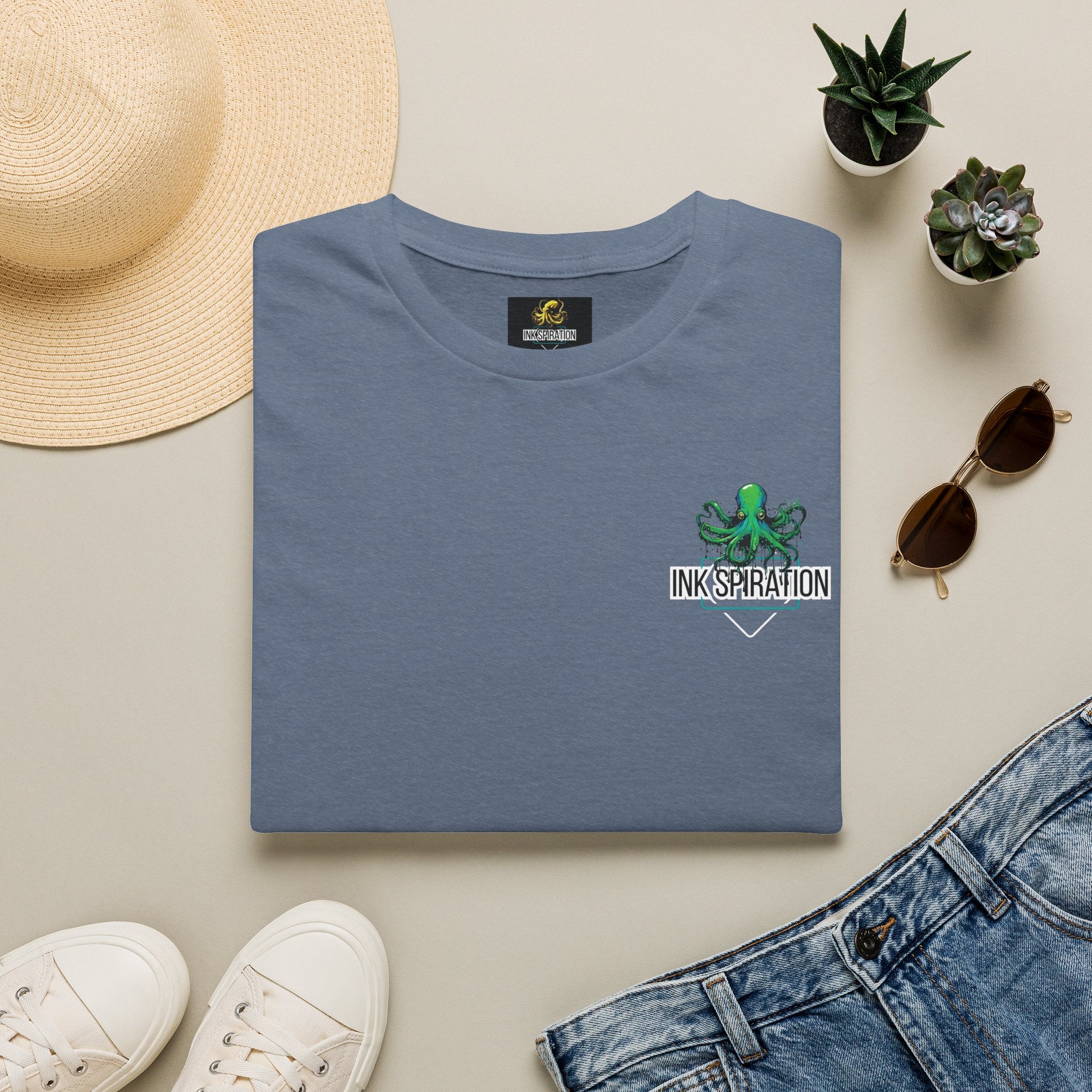Inkspiration T-Shirt — Small Chest Logo, Artist & Tattoo Lover Tee