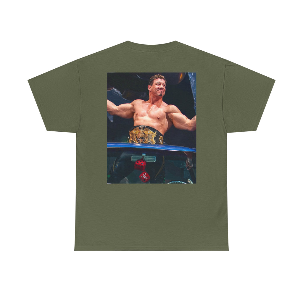 Latino Heat Championship Tee — Vintage Wrestler Photo Graphic T-Shirt