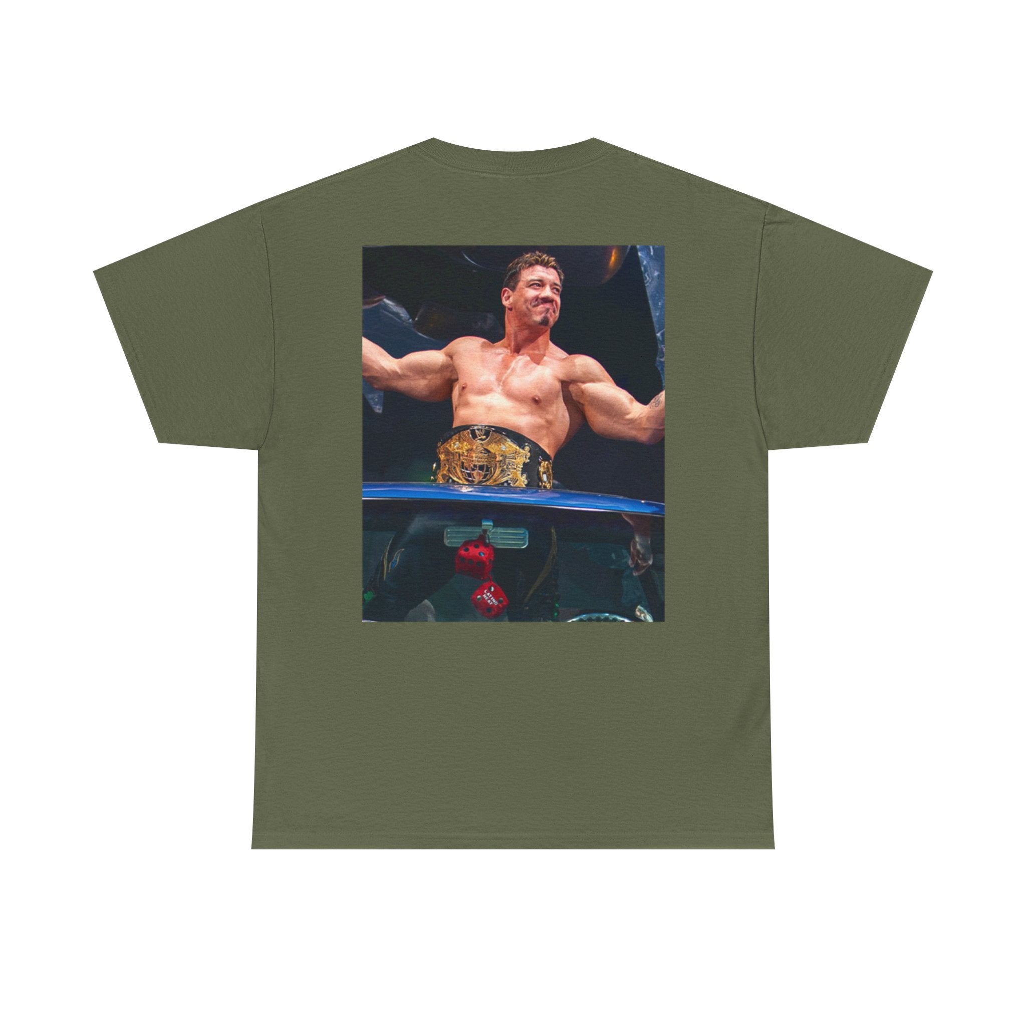 Latino Heat Championship Tee — Vintage Wrestler Photo Graphic T-Shirt