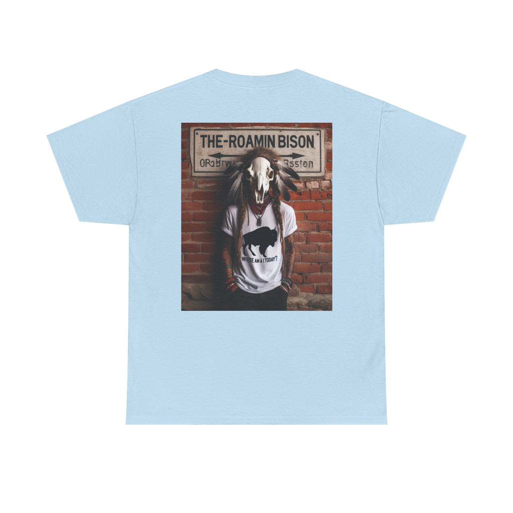 Roamin' Bison Graphic Tee — Vintage Western Bison Shirt