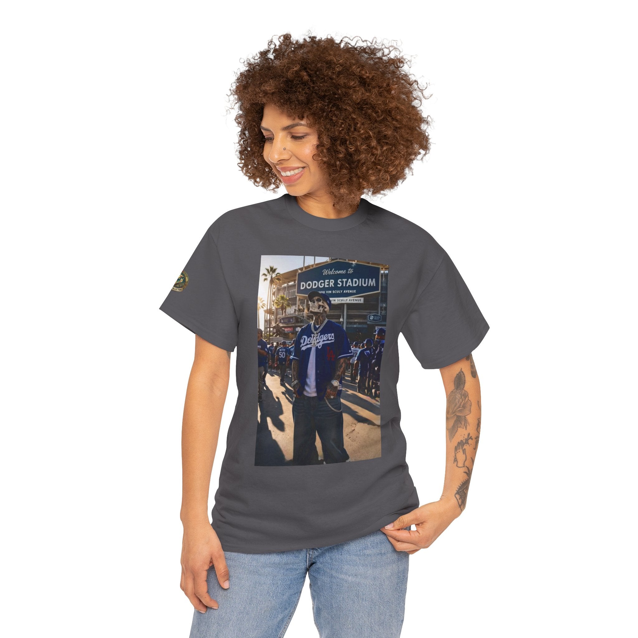 Dodger Stadium Photo Tee — Los Angeles Dodgers Fan T‑Shirt
