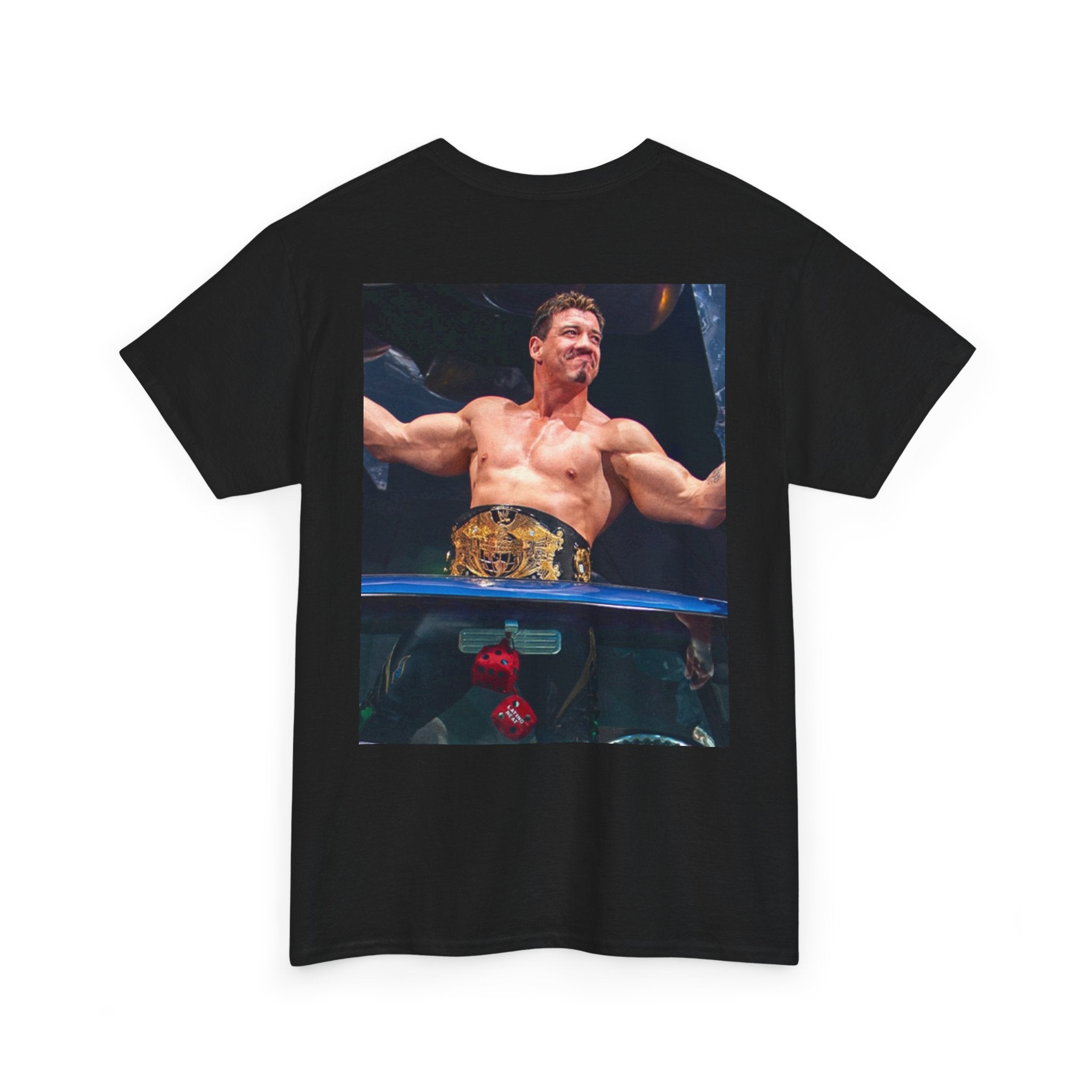 Latino Heat Championship Tee — Vintage Wrestler Photo Graphic T-Shirt