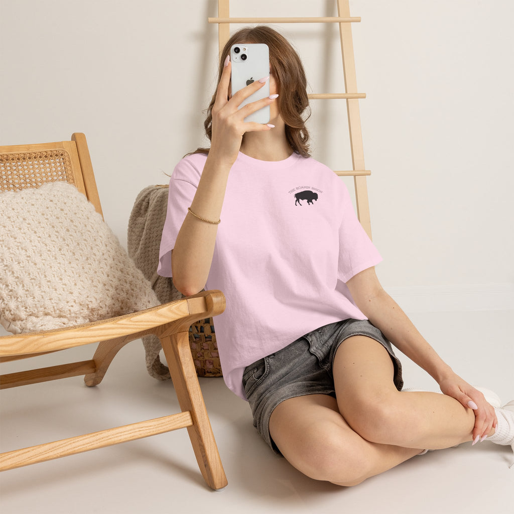 Roamin' Bison Graphic Tee — Vintage Western Bison Shirt