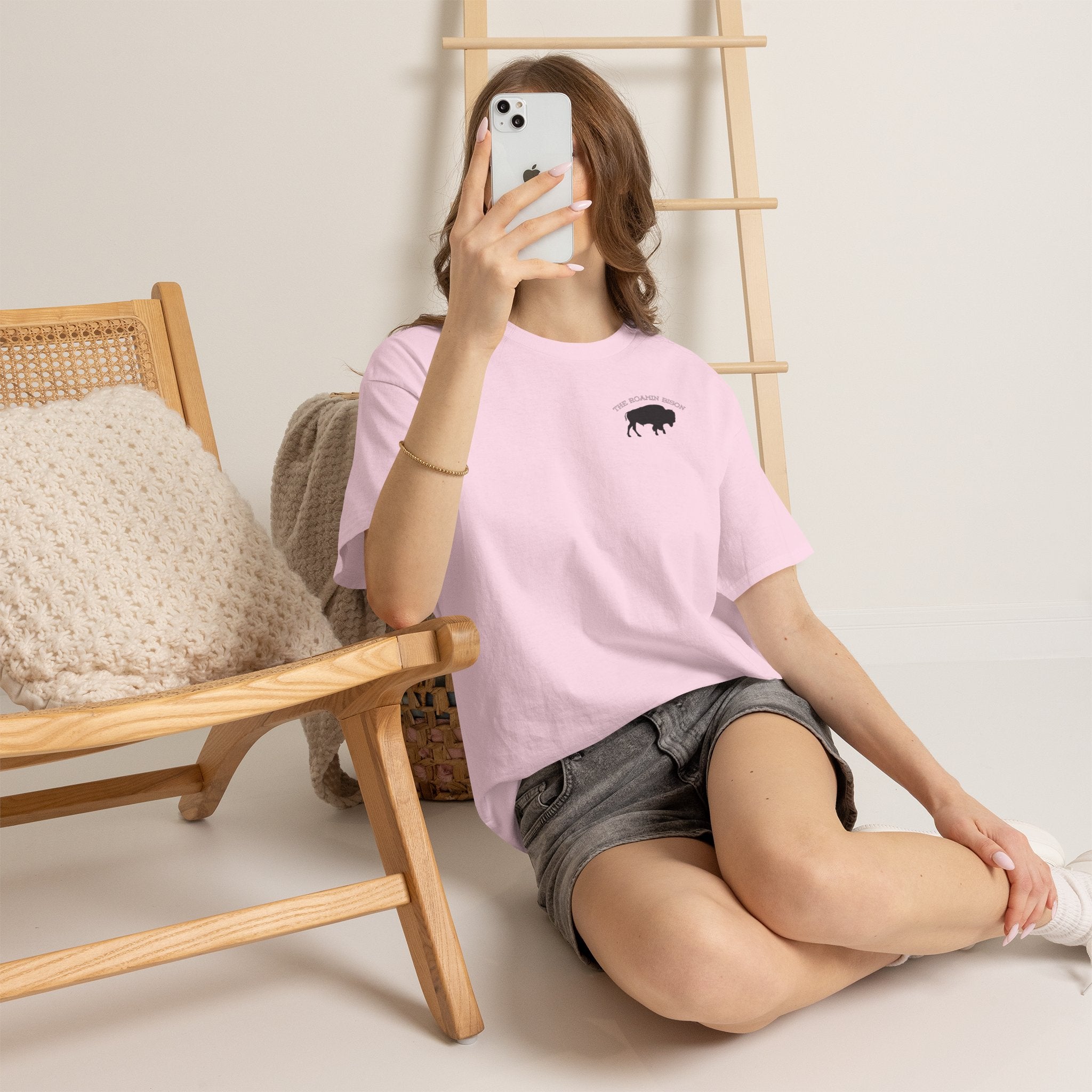 Roamin' Bison Graphic Tee — Vintage Western Bison Shirt