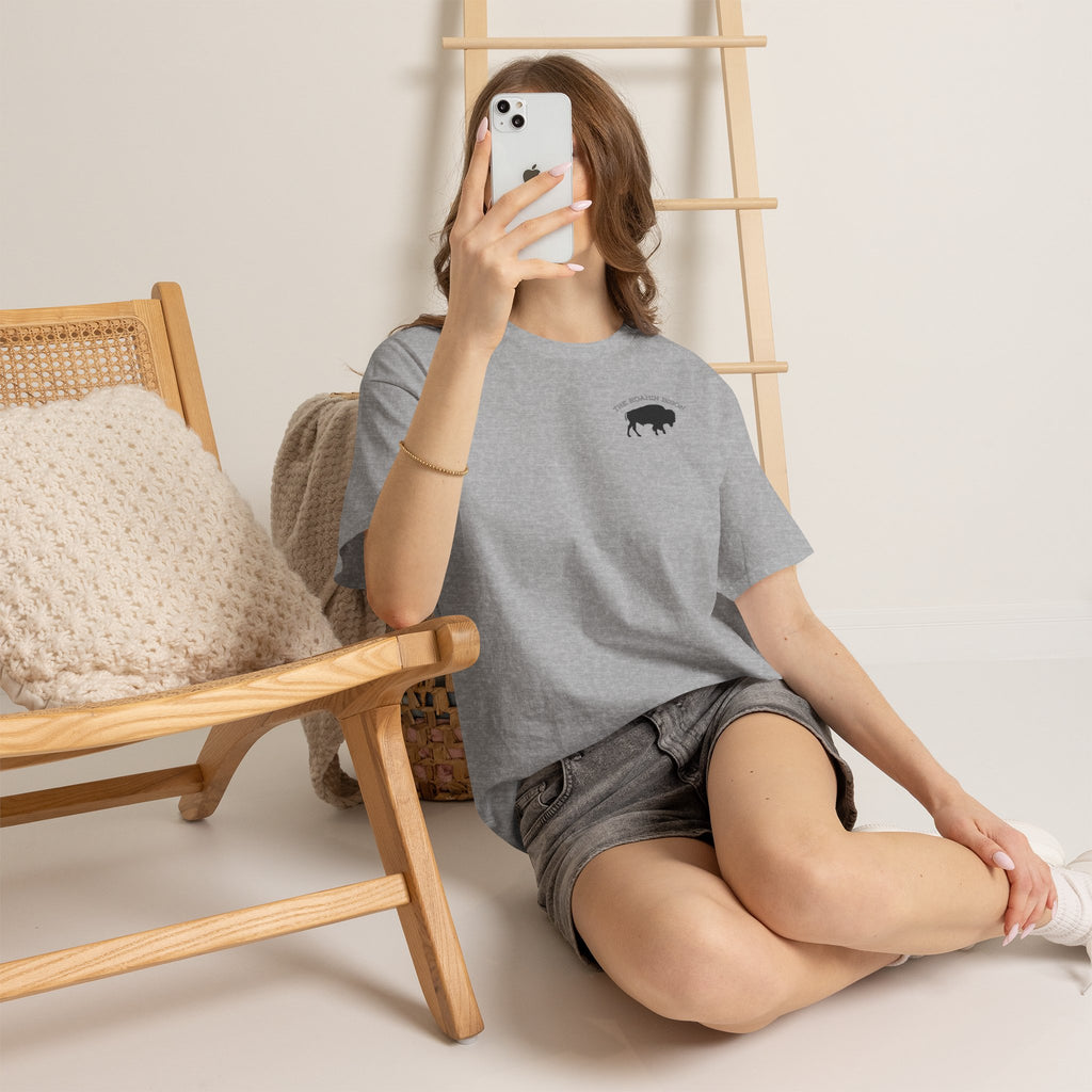 Roamin' Bison Graphic Tee — Vintage Western Bison Shirt