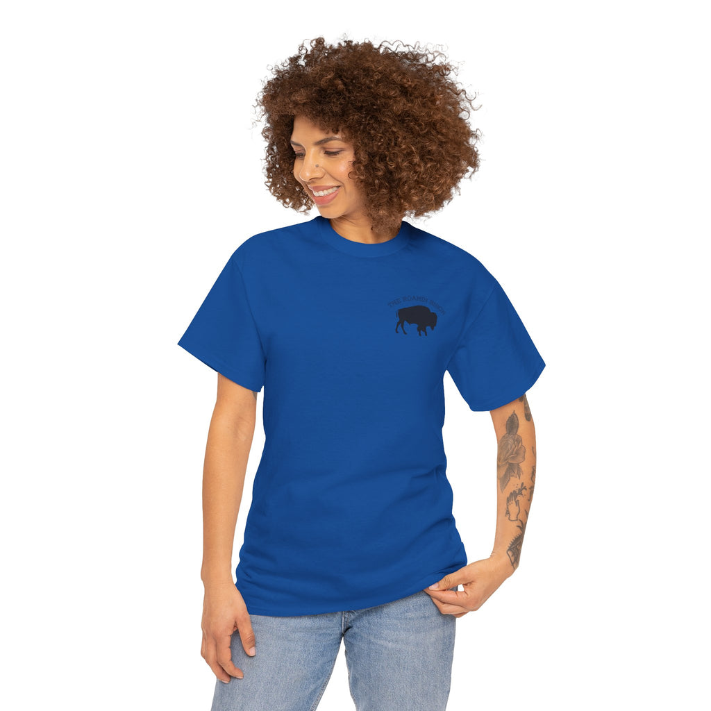 Roamin' Bison Graphic Tee — Vintage Western Bison Shirt