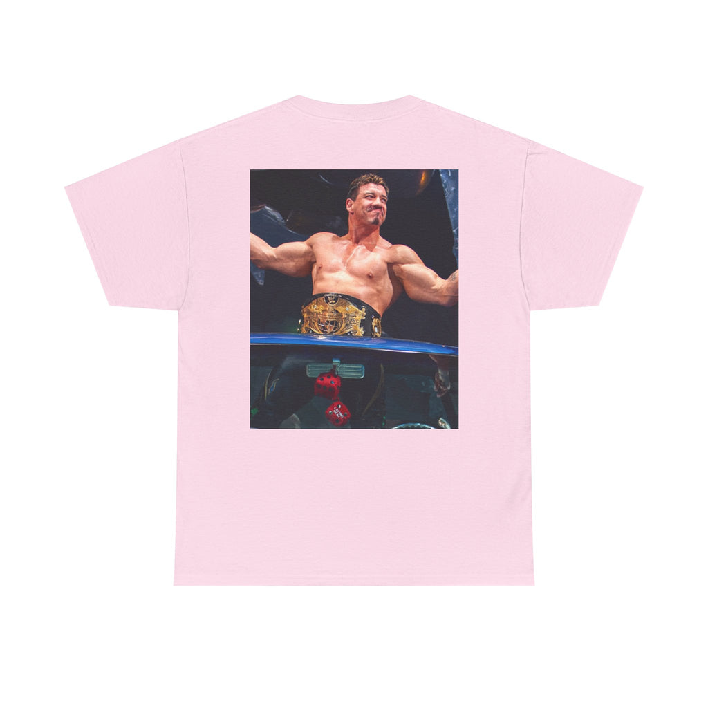 Latino Heat Championship Tee — Vintage Wrestler Photo Graphic T-Shirt
