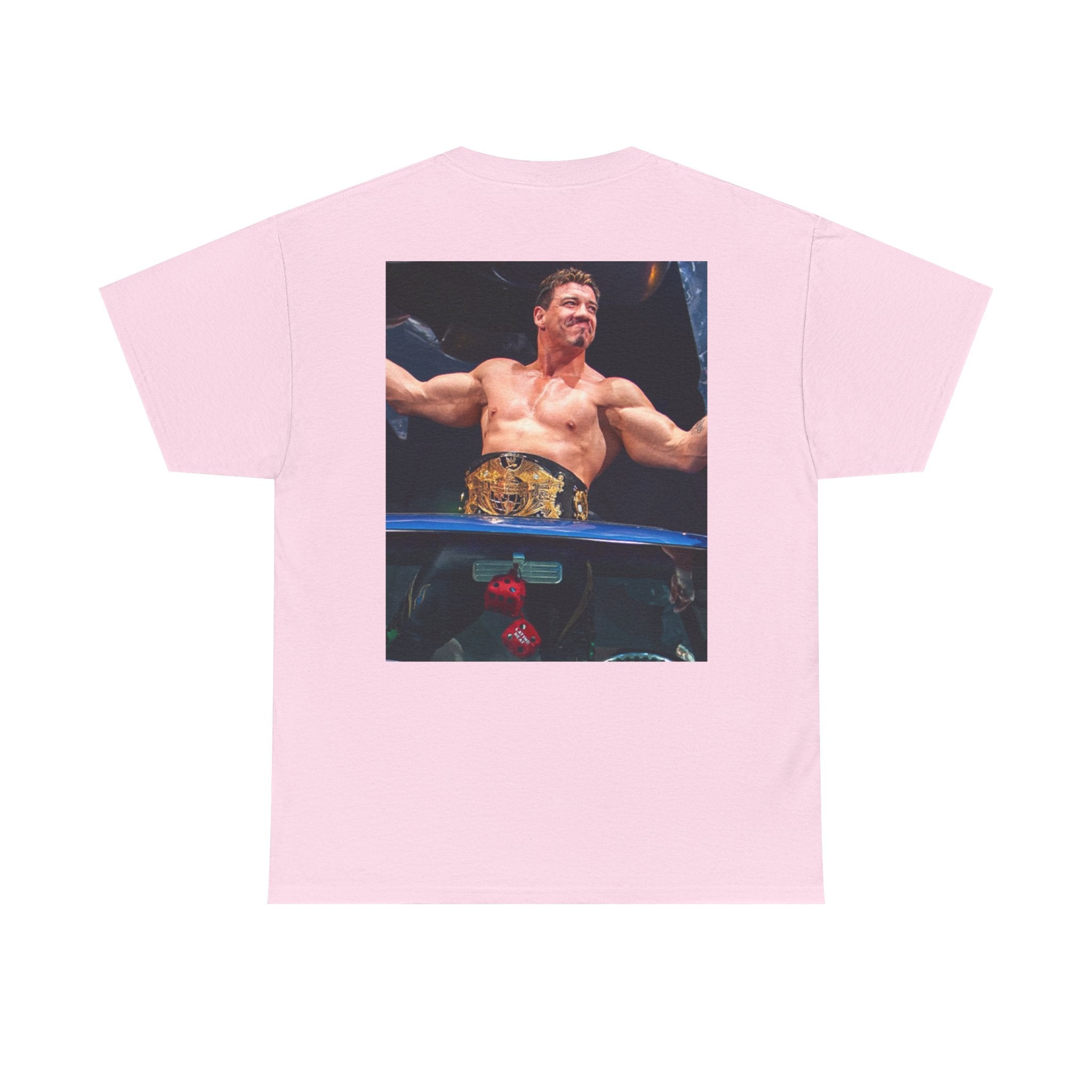Latino Heat Championship Tee — Vintage Wrestler Photo Graphic T-Shirt