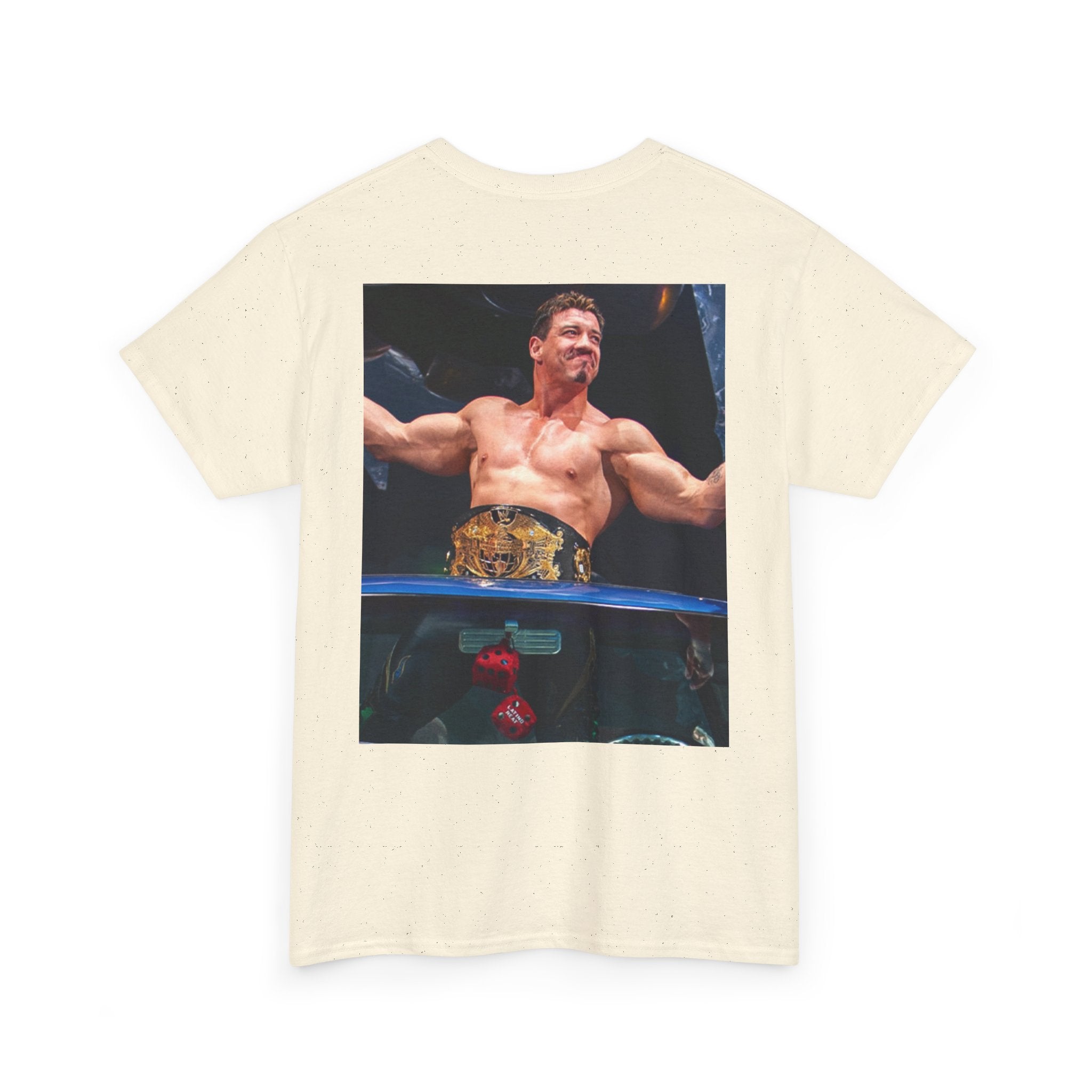 Latino Heat Championship Tee — Vintage Wrestler Photo Graphic T-Shirt