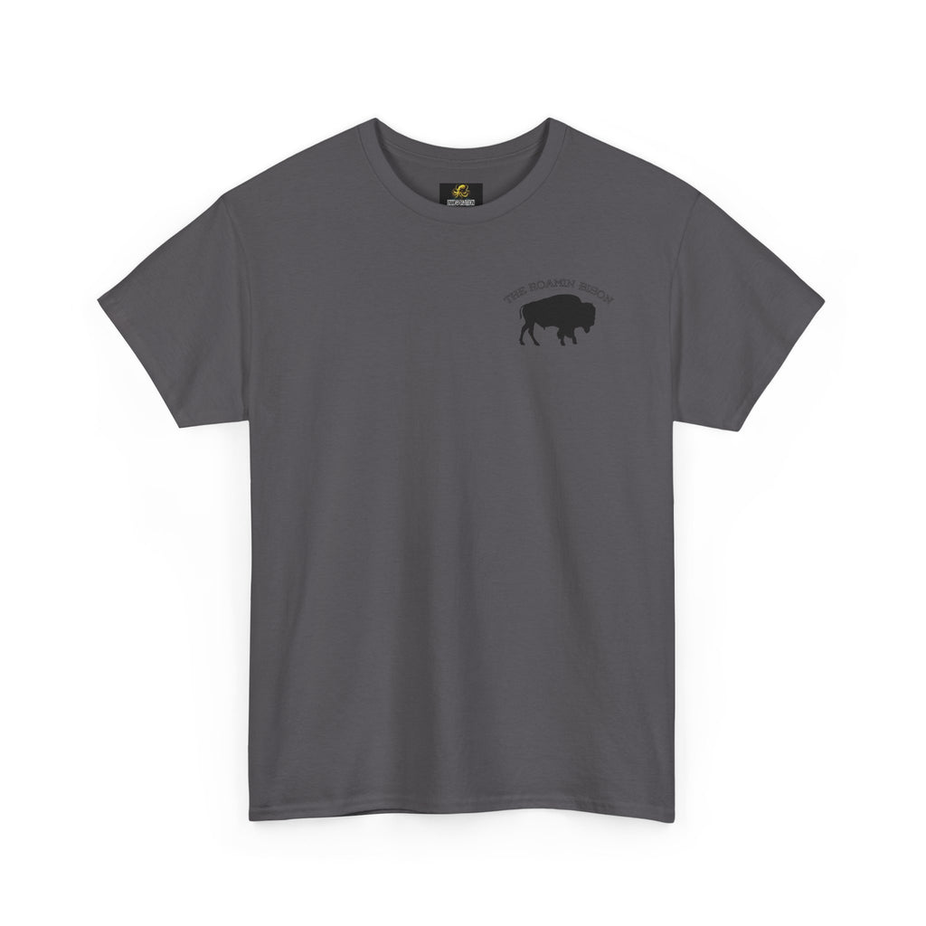 Roamin' Bison Graphic Tee — Vintage Western Bison Shirt