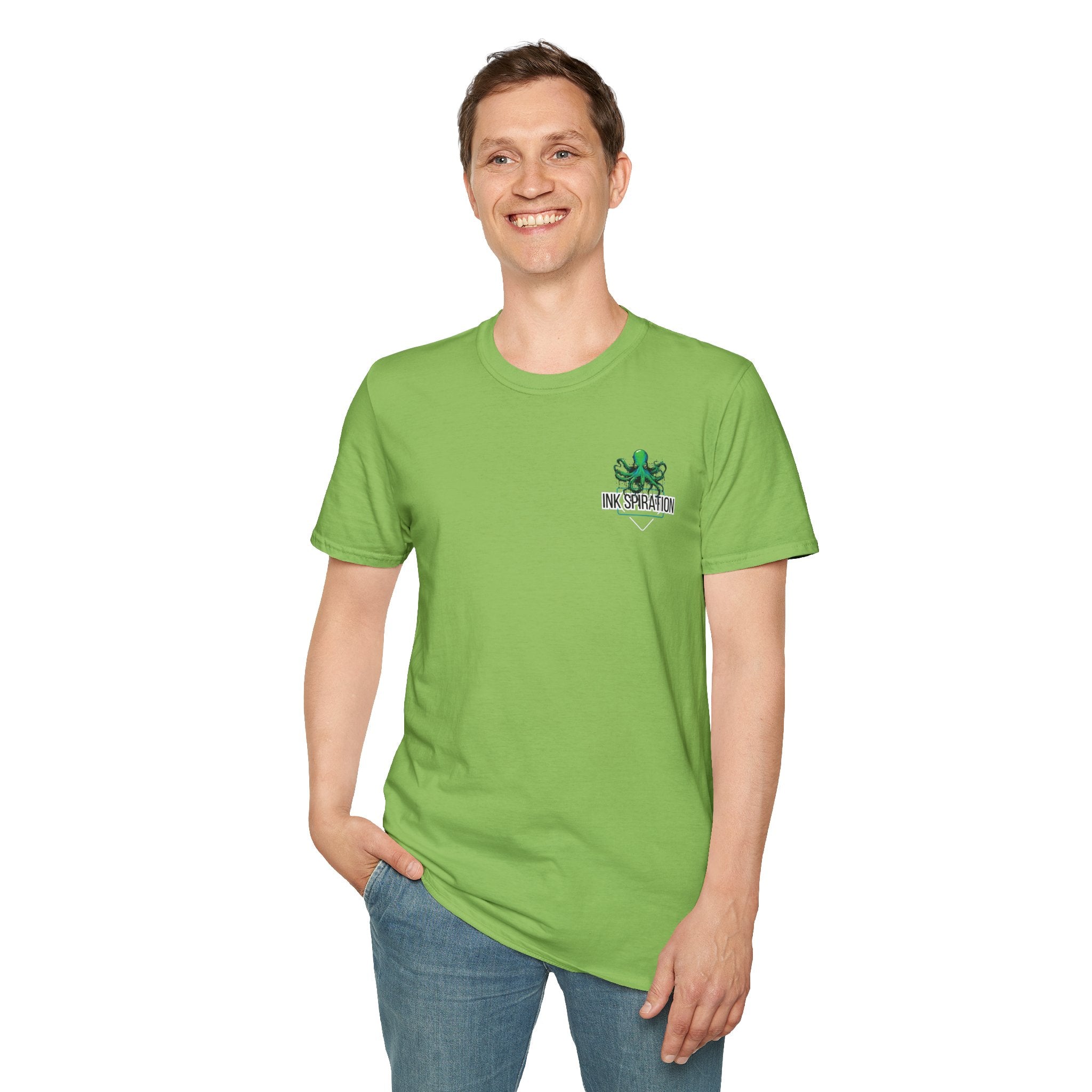 Inkspiration T-Shirt — Small Chest Logo, Artist & Tattoo Lover Tee