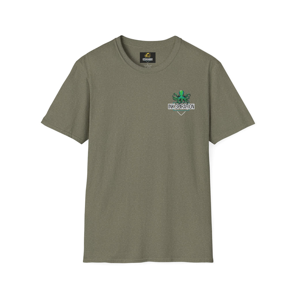 Inkspiration T-Shirt — Small Chest Logo, Artist & Tattoo Lover Tee