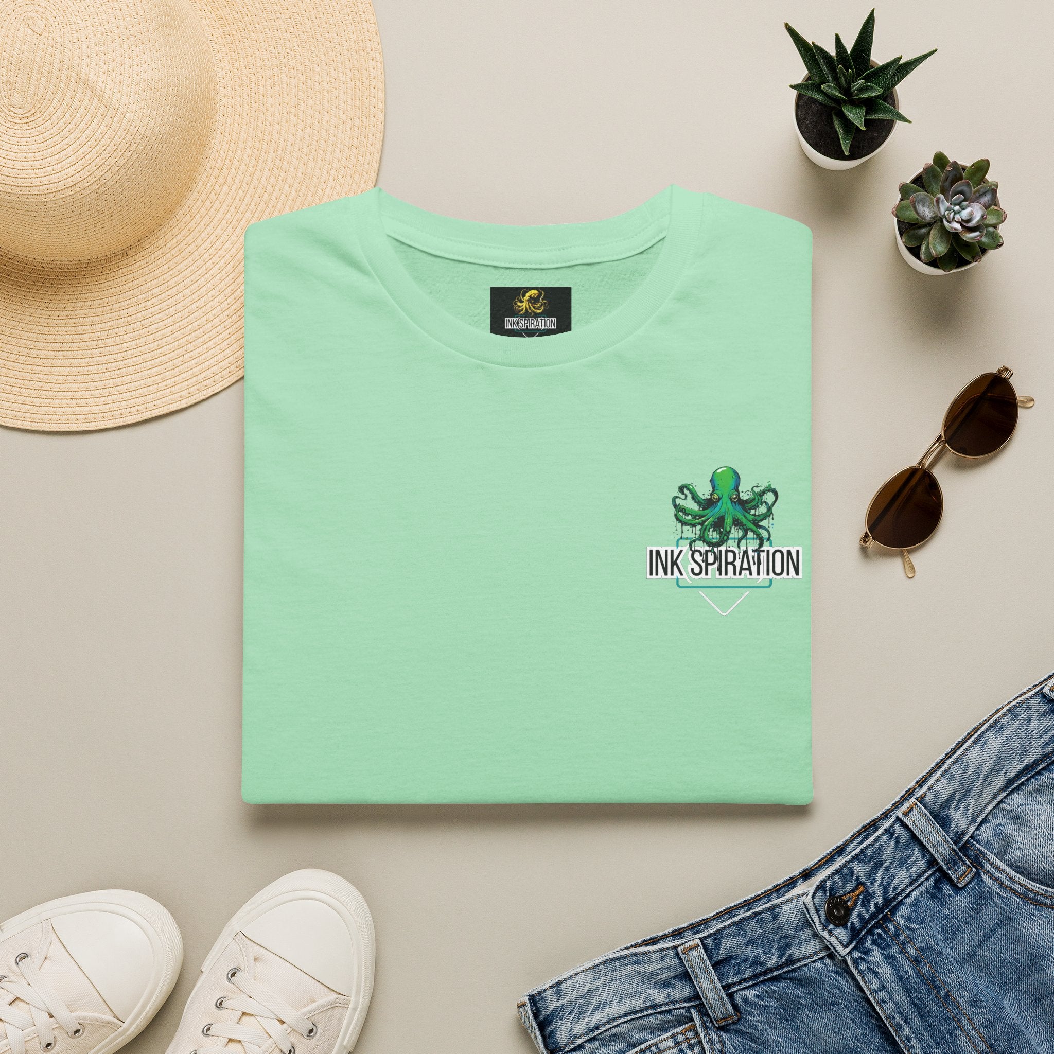 Inkspiration T-Shirt — Small Chest Logo, Artist & Tattoo Lover Tee