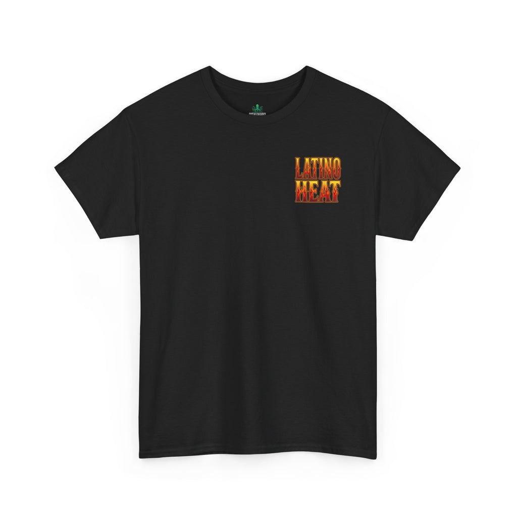 Latino Heat Championship Tee — Vintage Wrestler Photo Graphic T-Shirt