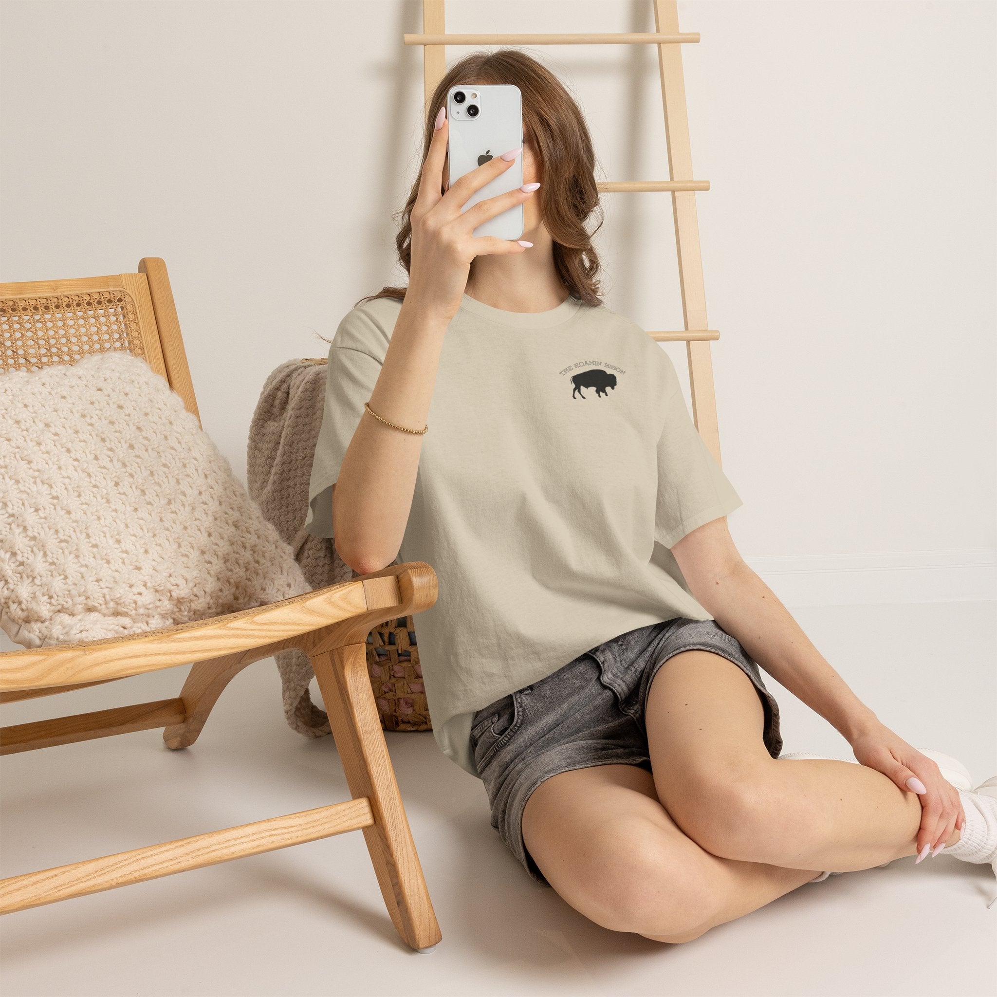 Roamin' Bison Graphic Tee — Vintage Western Bison Shirt
