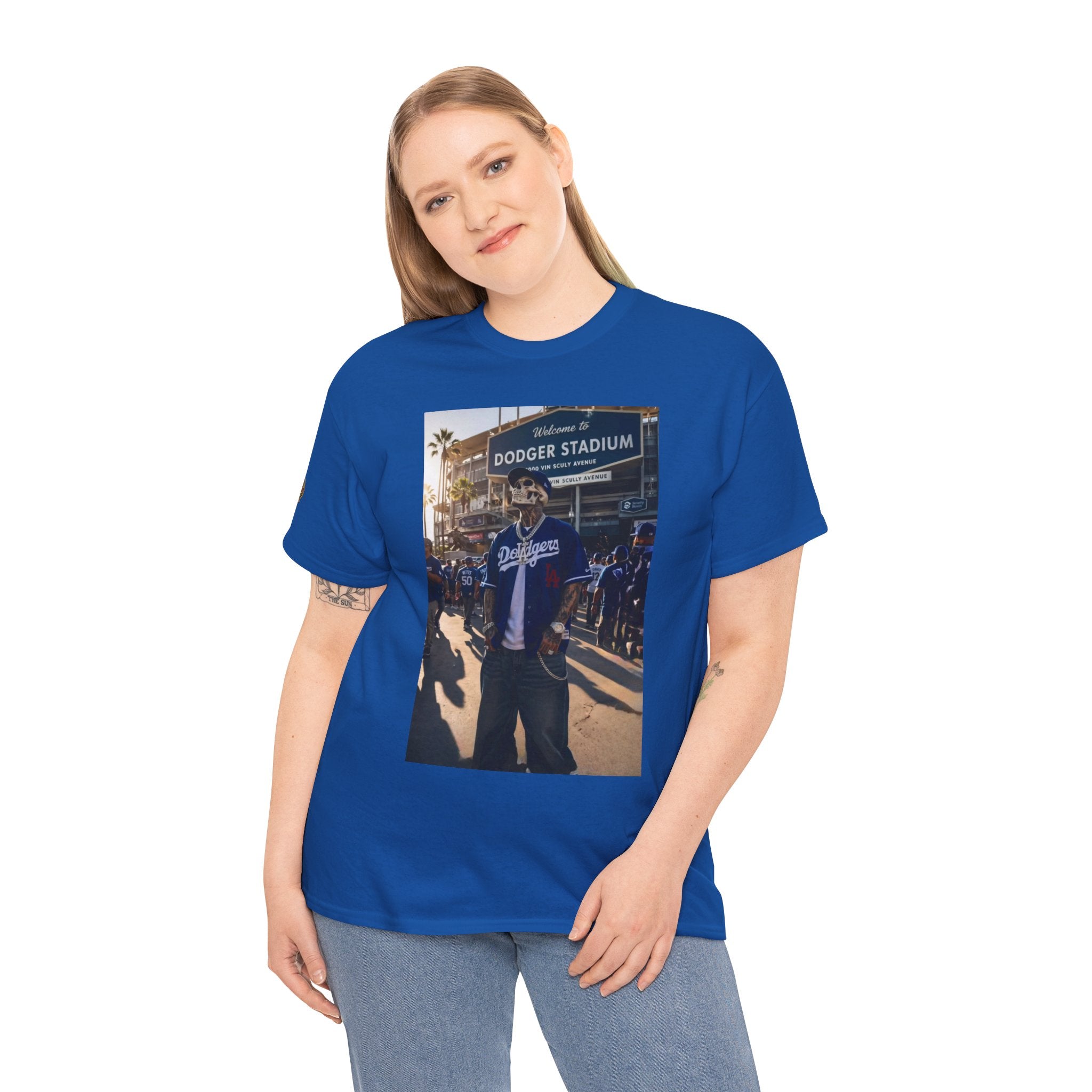 Dodger Stadium Photo Tee — Los Angeles Dodgers Fan T‑Shirt