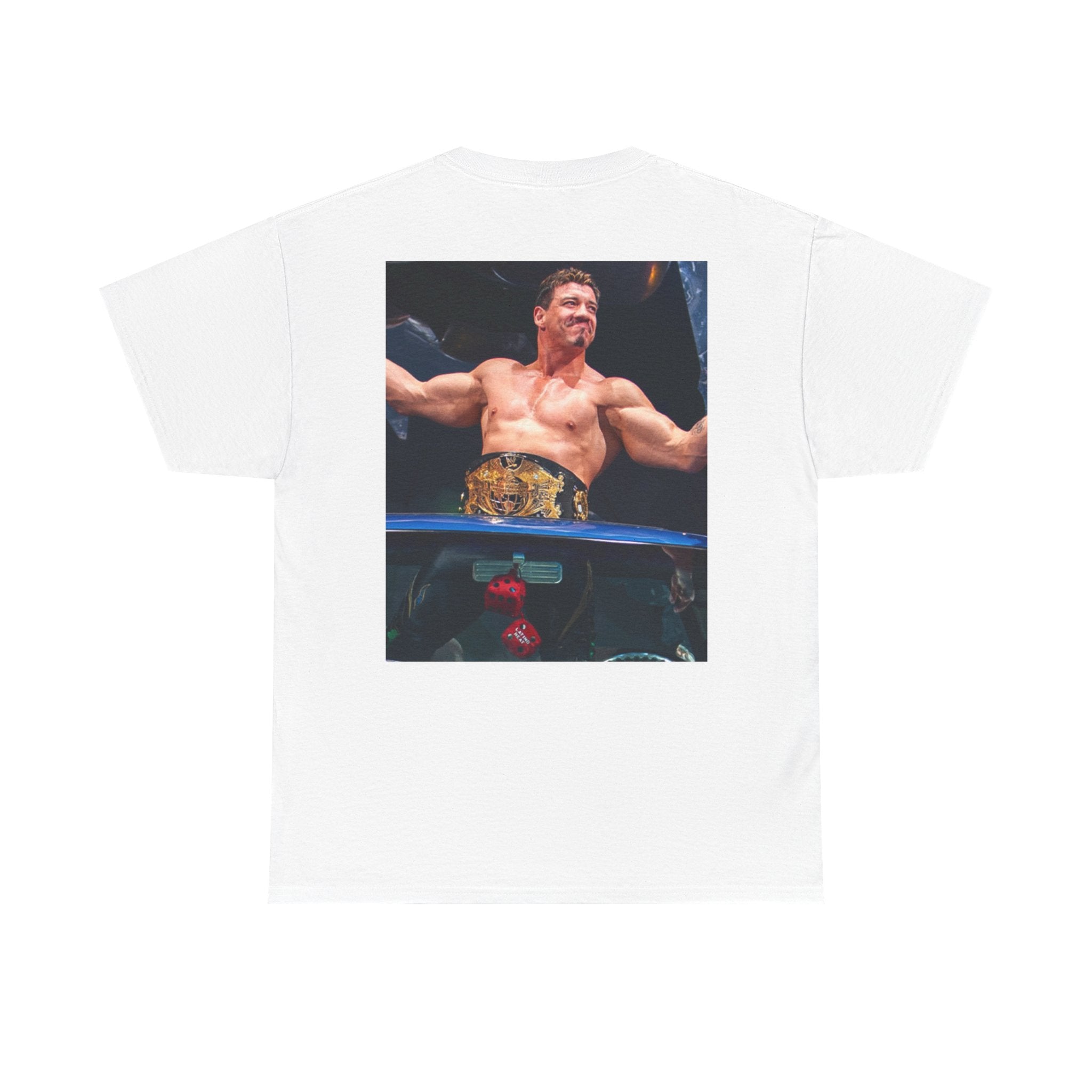 Latino Heat Championship Tee — Vintage Wrestler Photo Graphic T-Shirt