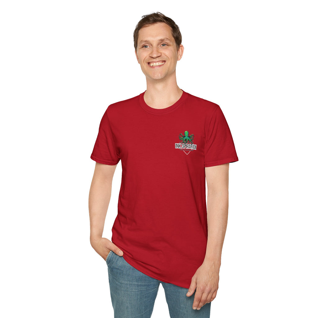 Inkspiration T-Shirt — Small Chest Logo, Artist & Tattoo Lover Tee