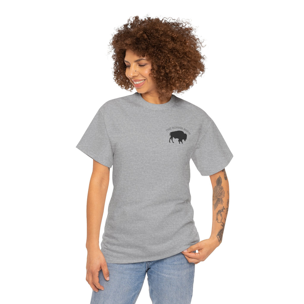 Roamin' Bison Graphic Tee — Vintage Western Bison Shirt