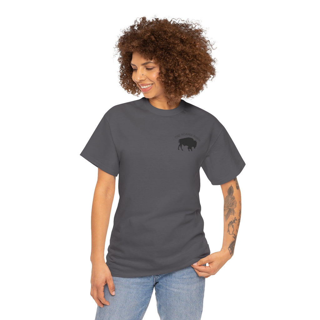 Roamin' Bison Graphic Tee — Vintage Western Bison Shirt