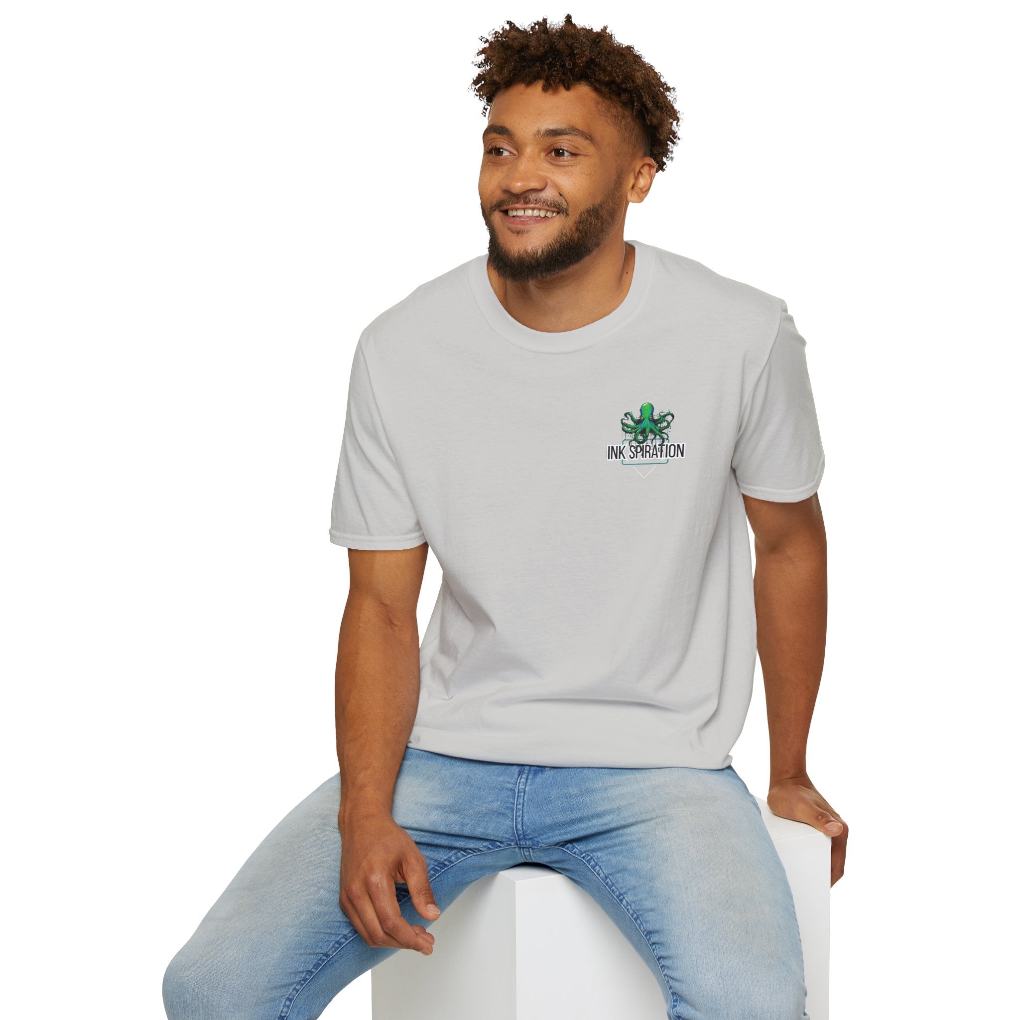Inkspiration T-Shirt — Small Chest Logo, Artist & Tattoo Lover Tee