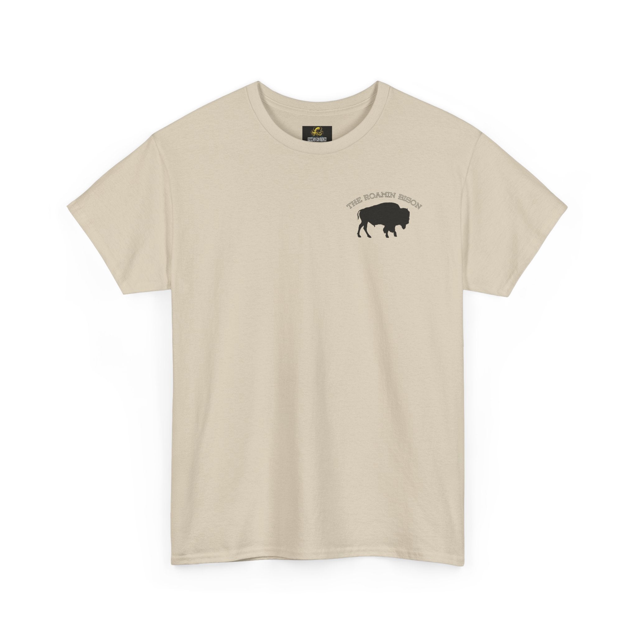 Roamin' Bison Graphic Tee — Vintage Western Bison Shirt