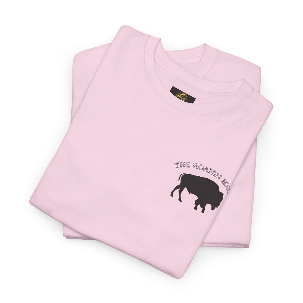 Roamin' Bison Graphic Tee — Vintage Western Bison Shirt