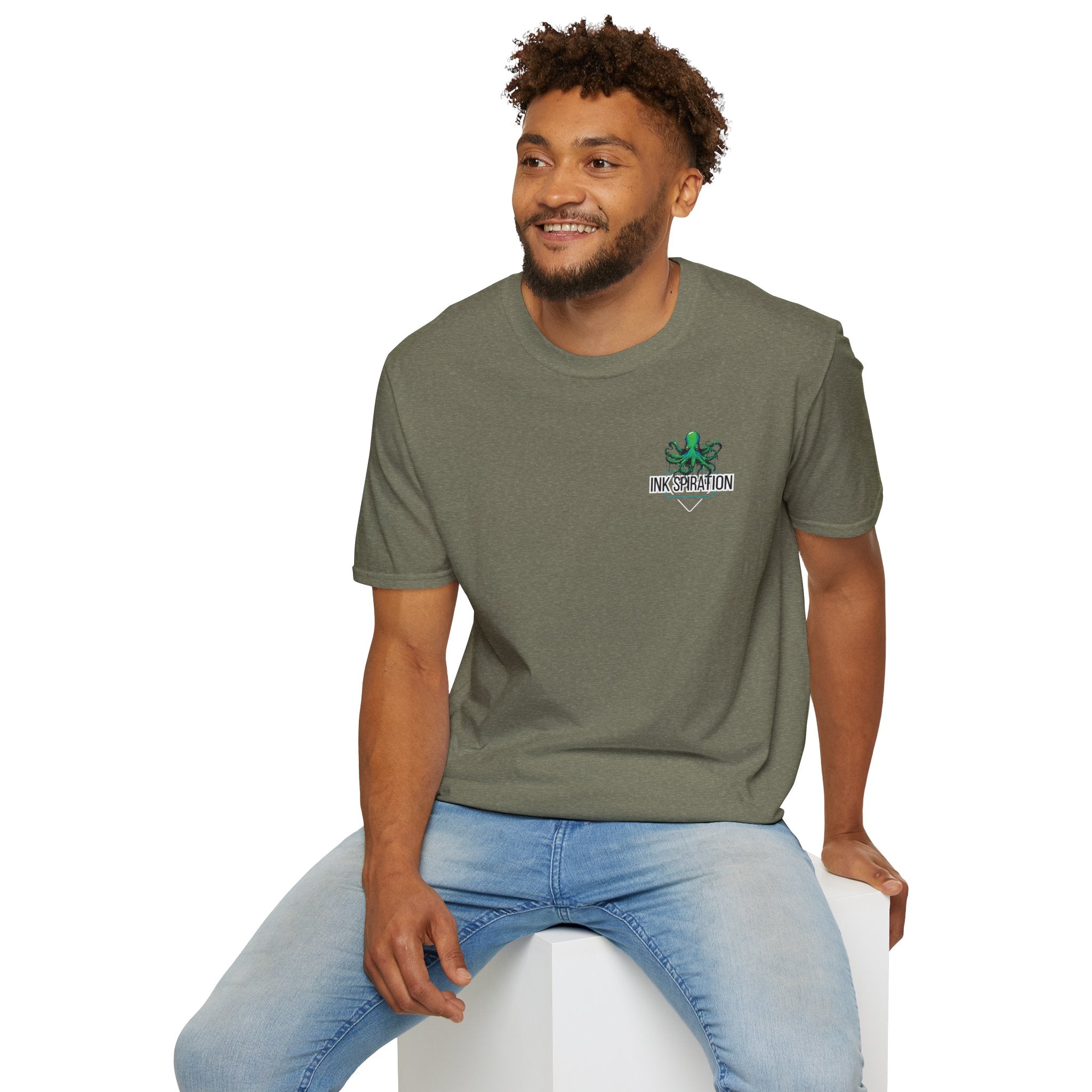 Inkspiration T-Shirt — Small Chest Logo, Artist & Tattoo Lover Tee