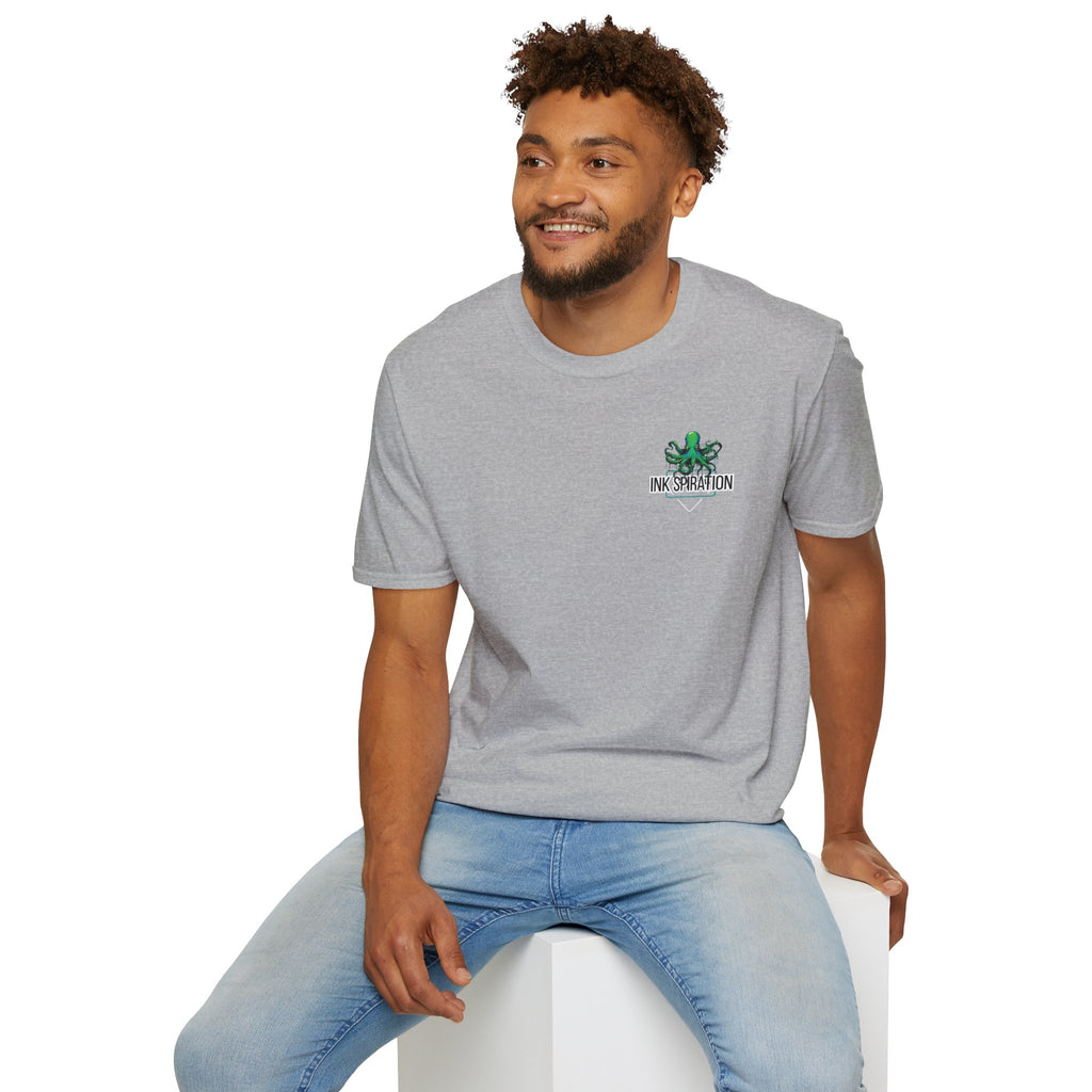Inkspiration T-Shirt — Small Chest Logo, Artist & Tattoo Lover Tee