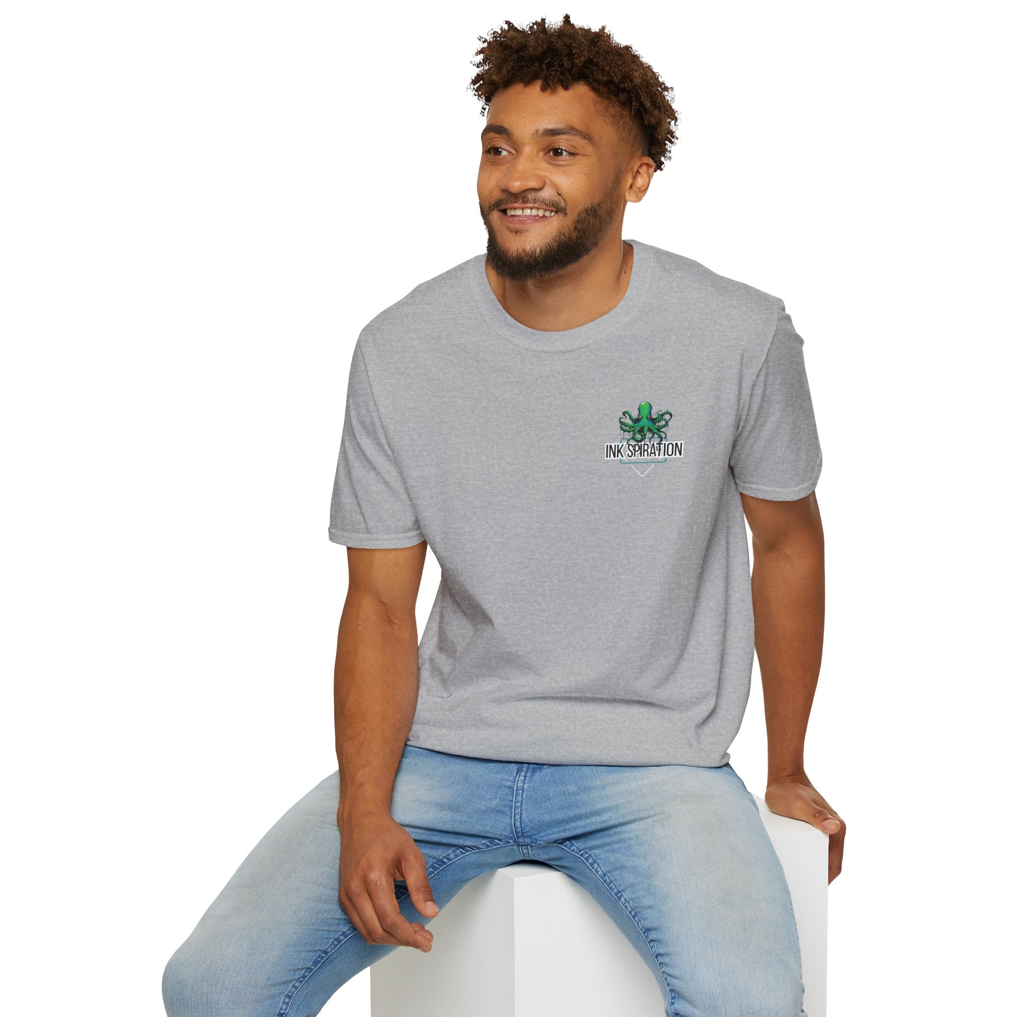 Inkspiration T-Shirt — Small Chest Logo, Artist & Tattoo Lover Tee