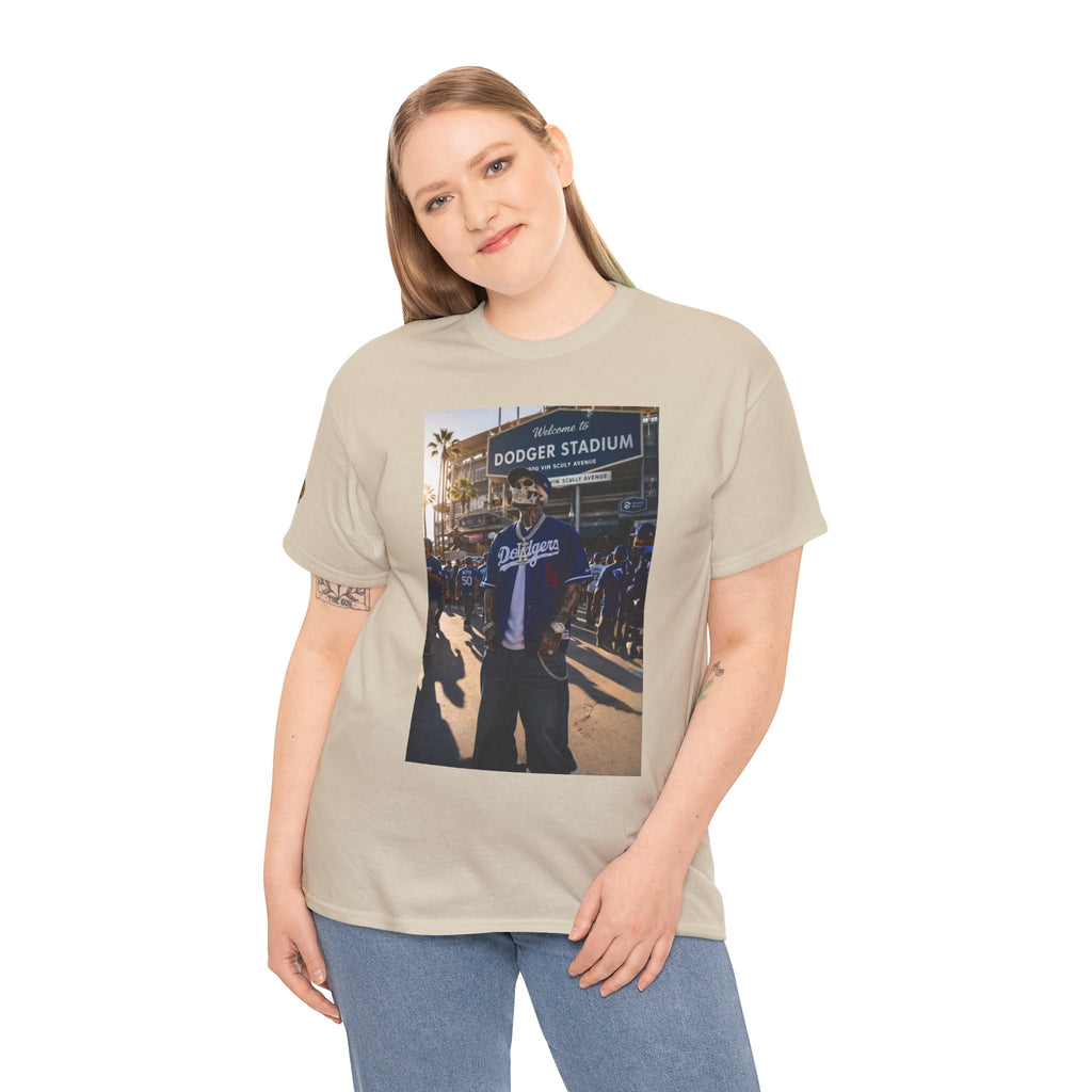 Dodger Stadium Photo Tee — Los Angeles Dodgers Fan T‑Shirt